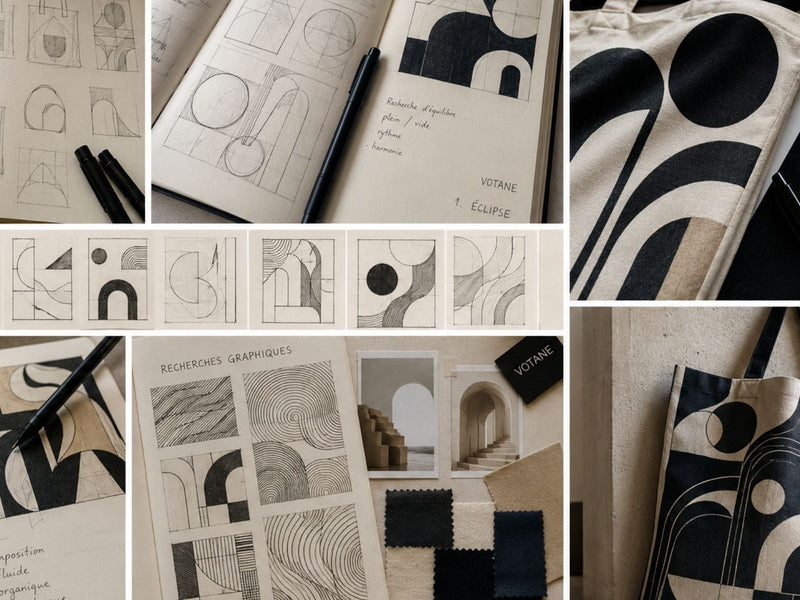 De la feuille blanche au motif : la naissance d'une collection