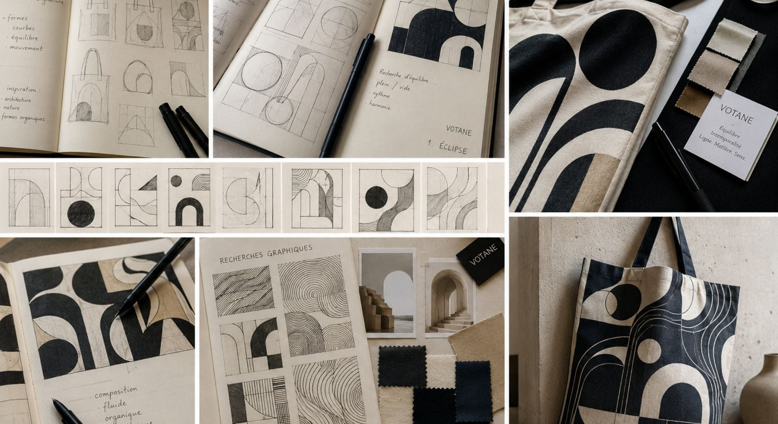 De la feuille blanche au motif : la naissance d'une collection
