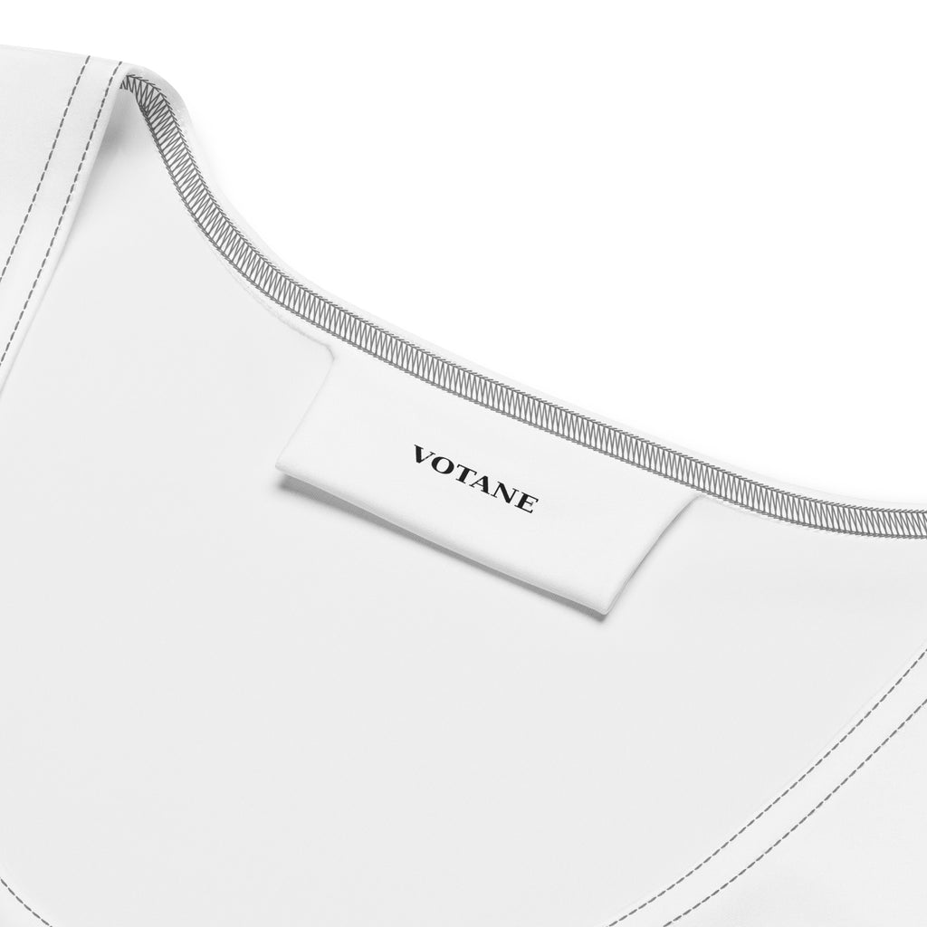 Crop top décolleté sans manches - Féminité florale - 9