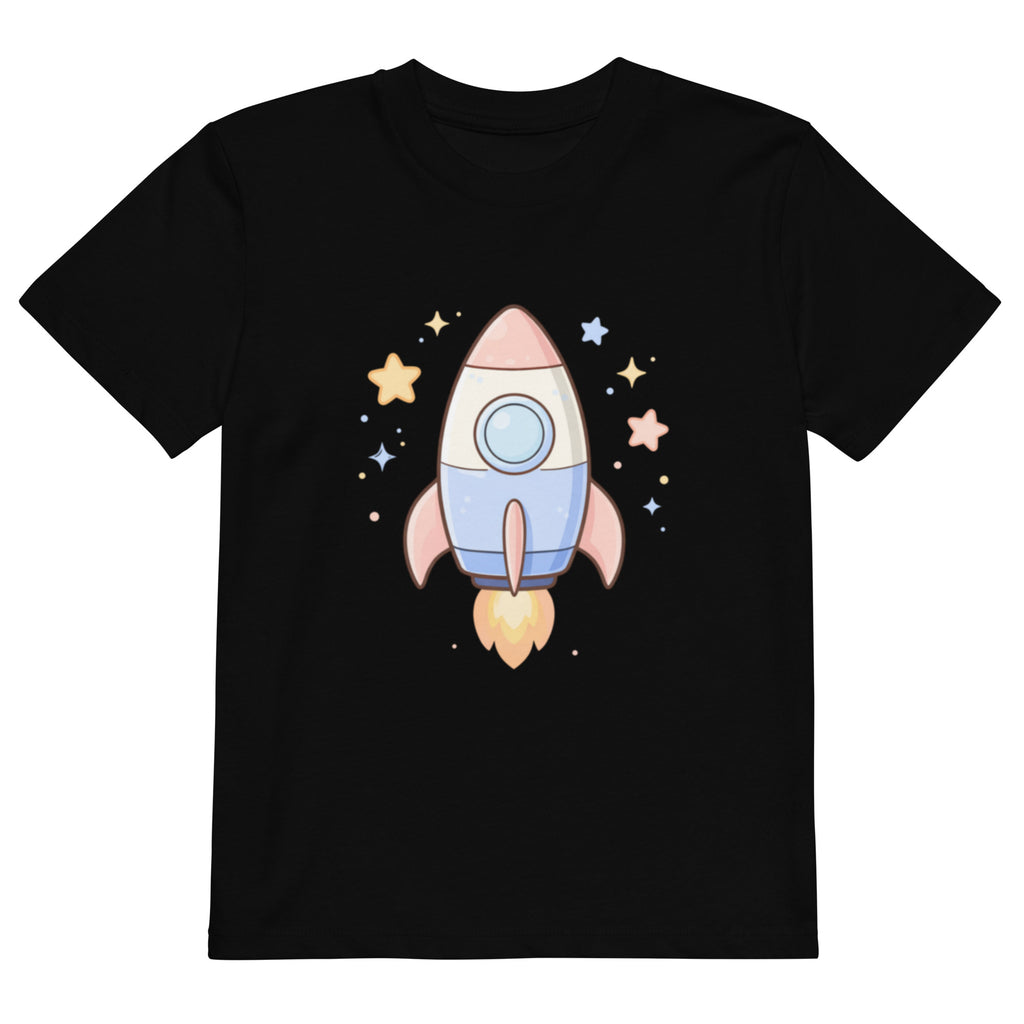 T-shirt enfant coton bio Cosmic Rocket - 1