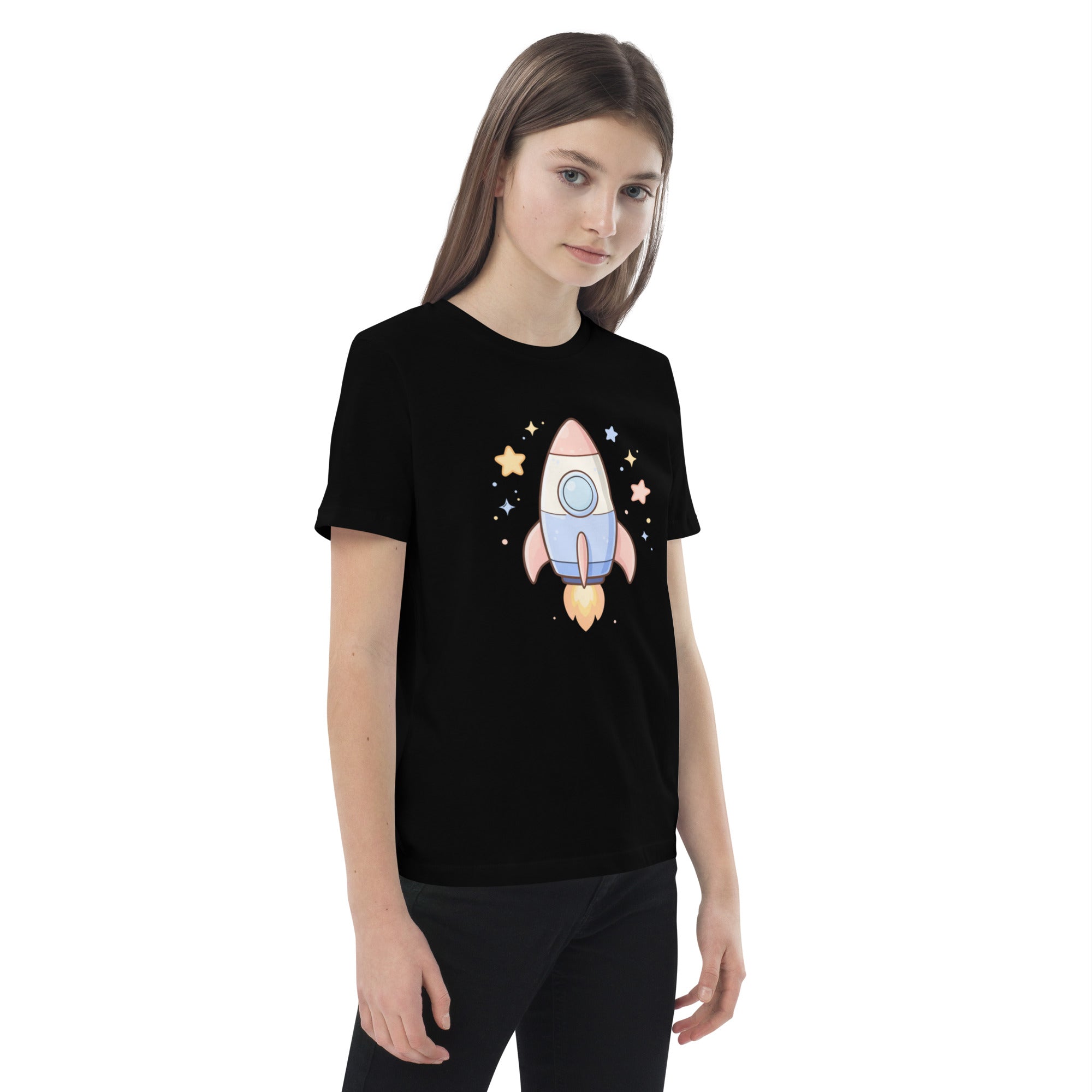 T-shirt enfant coton bio Cosmic Rocket - 4