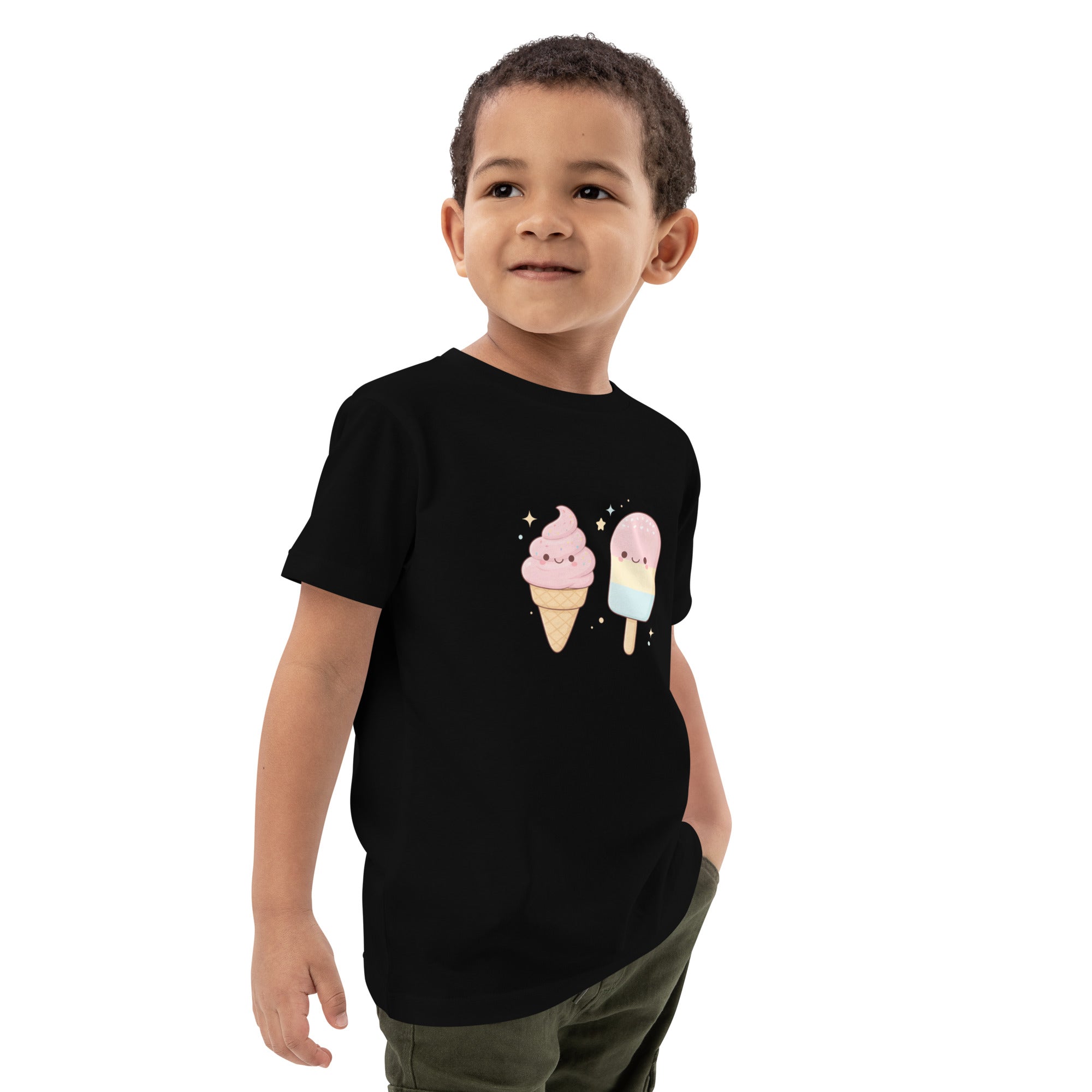 T-shirt enfant coton BIO Ice Cream Duo - 5