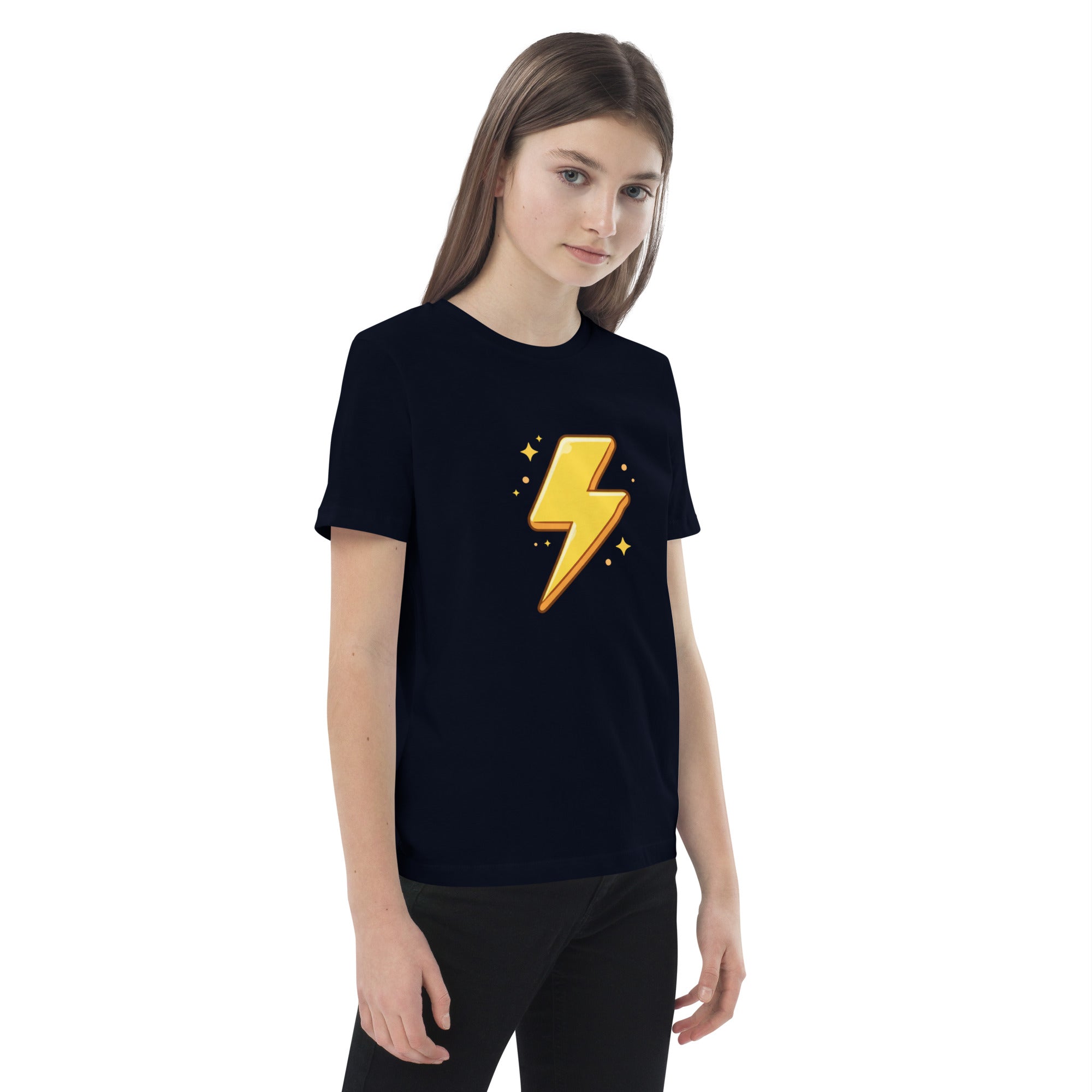 T-shirt enfant coton BIO Cool Lightning Bolt - 4
