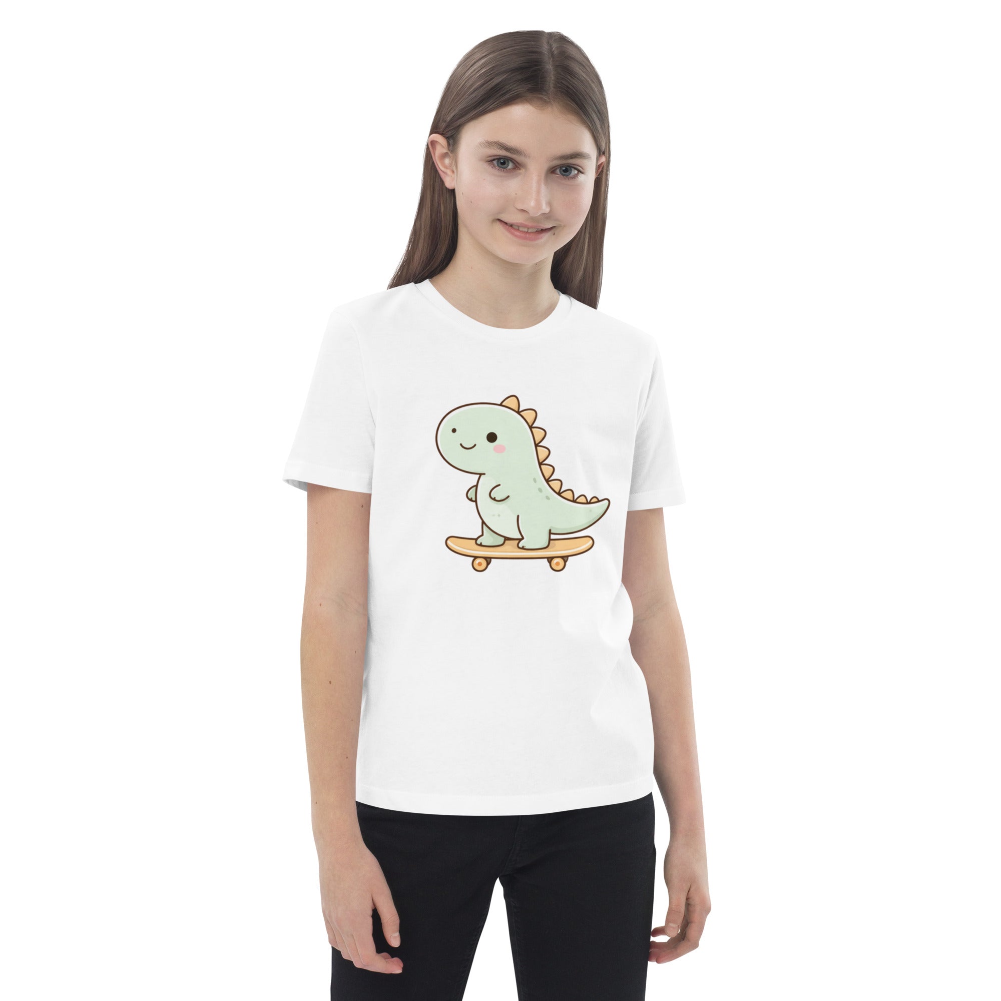 T-shirt enfant coton BIO Skate Dino Icon - 5