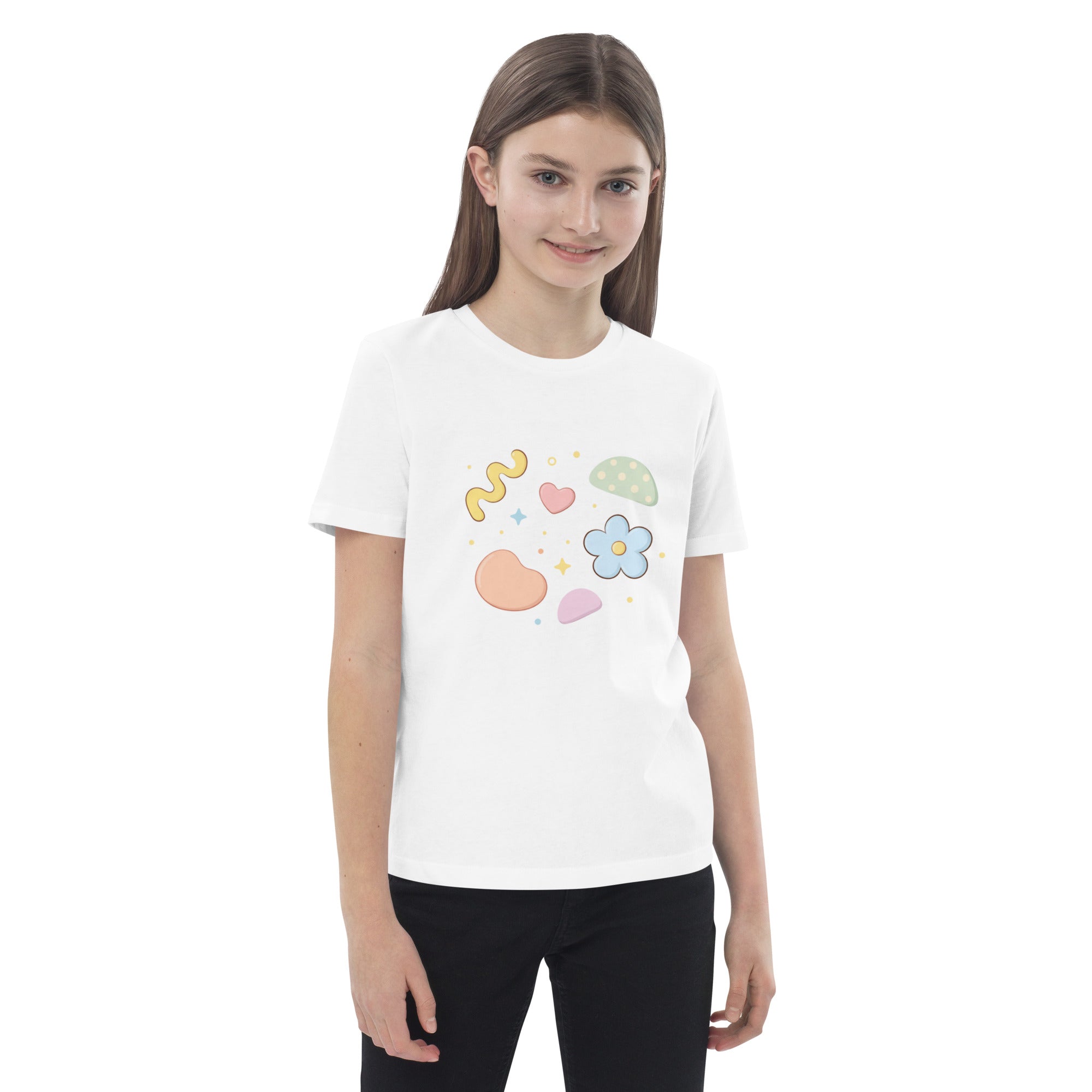 T-shirt enfant coton BIO Abstract Shapes Fun - 5