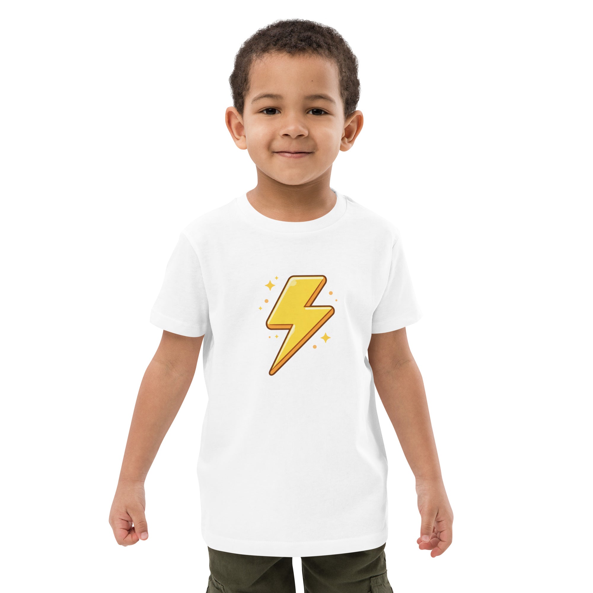 T-shirt enfant coton BIO Cool Lightning Bolt - 5