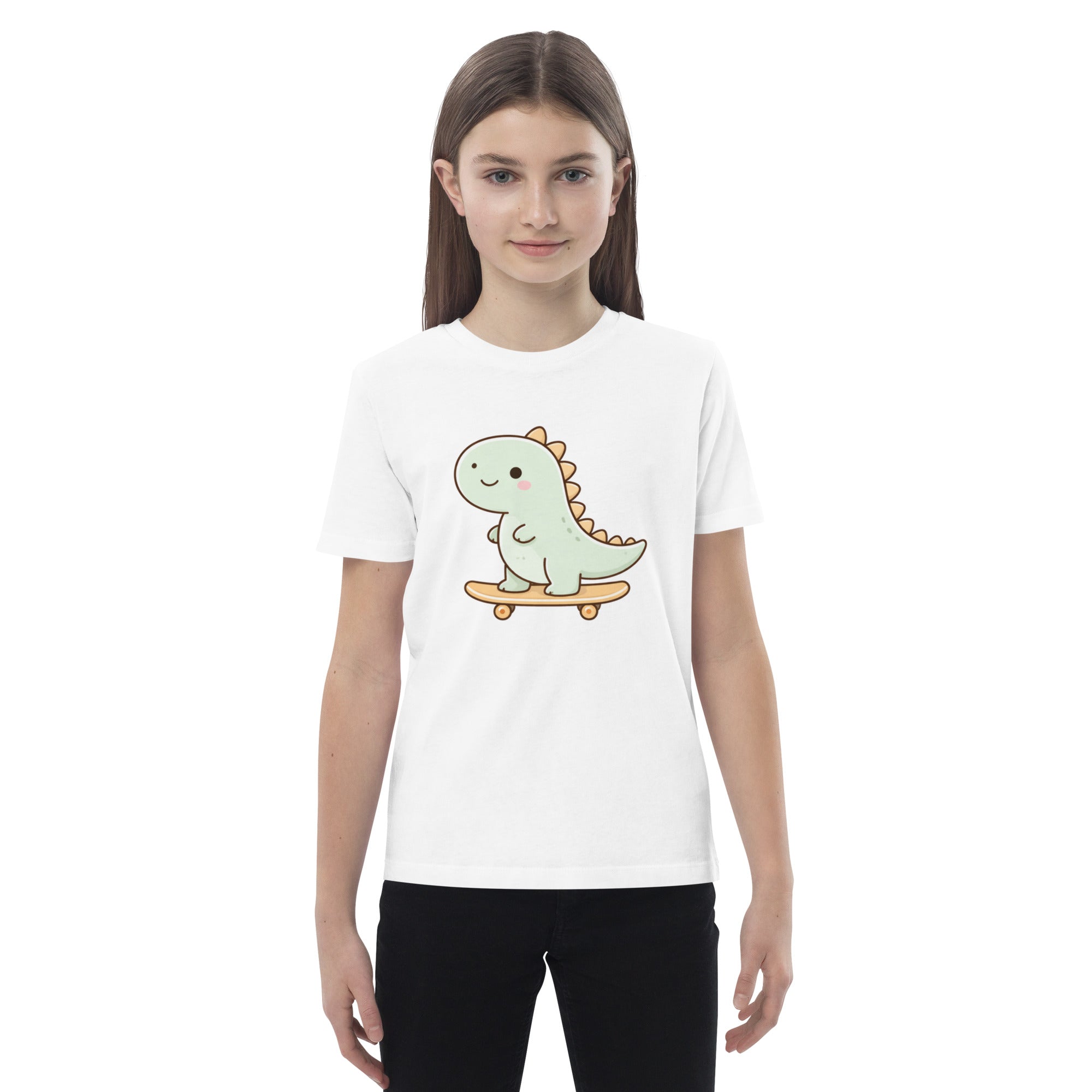 T-shirt enfant coton BIO Skate Dino Icon - 4