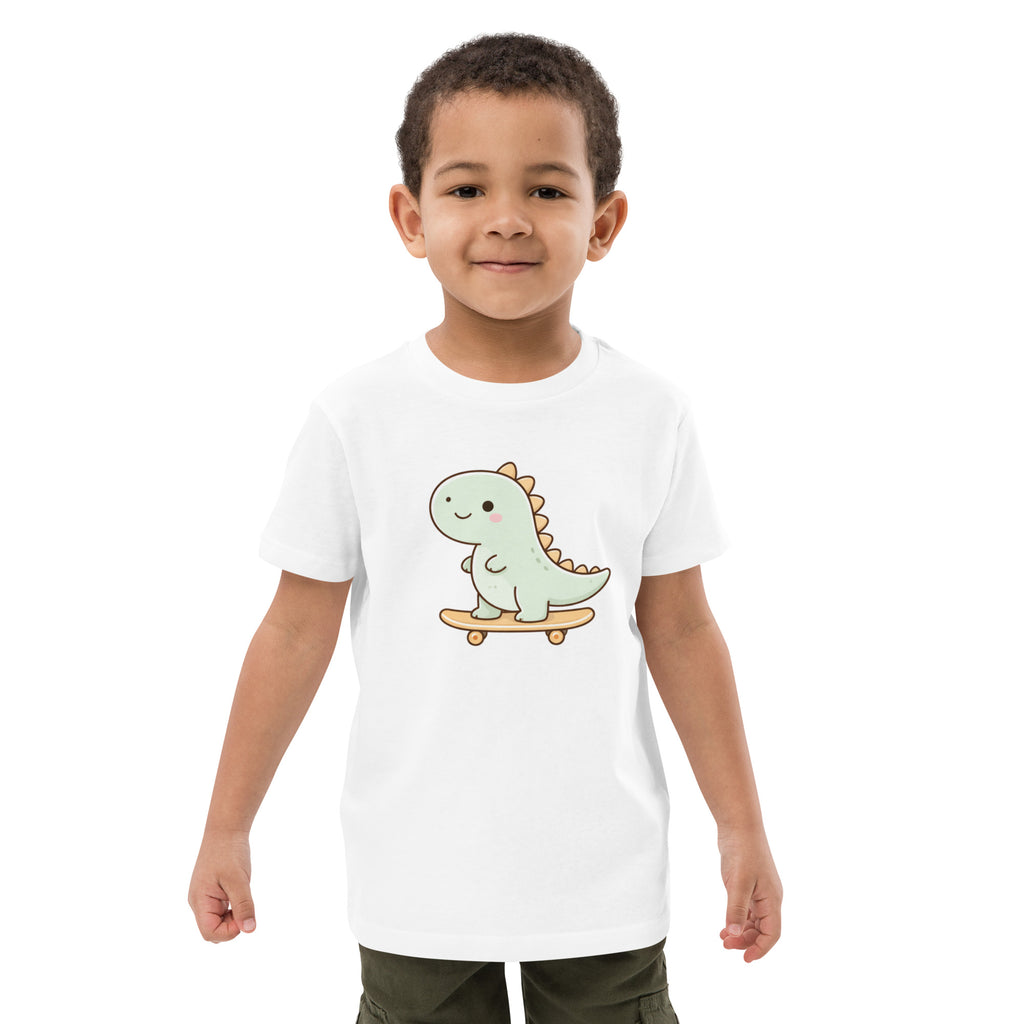 T-shirt enfant coton BIO Skate Dino Icon - 2