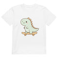 T-shirt enfant coton BIO Skate Dino Icon - 1