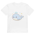 T-shirt enfant coton BIO Whale Minimal Ocean - 1
