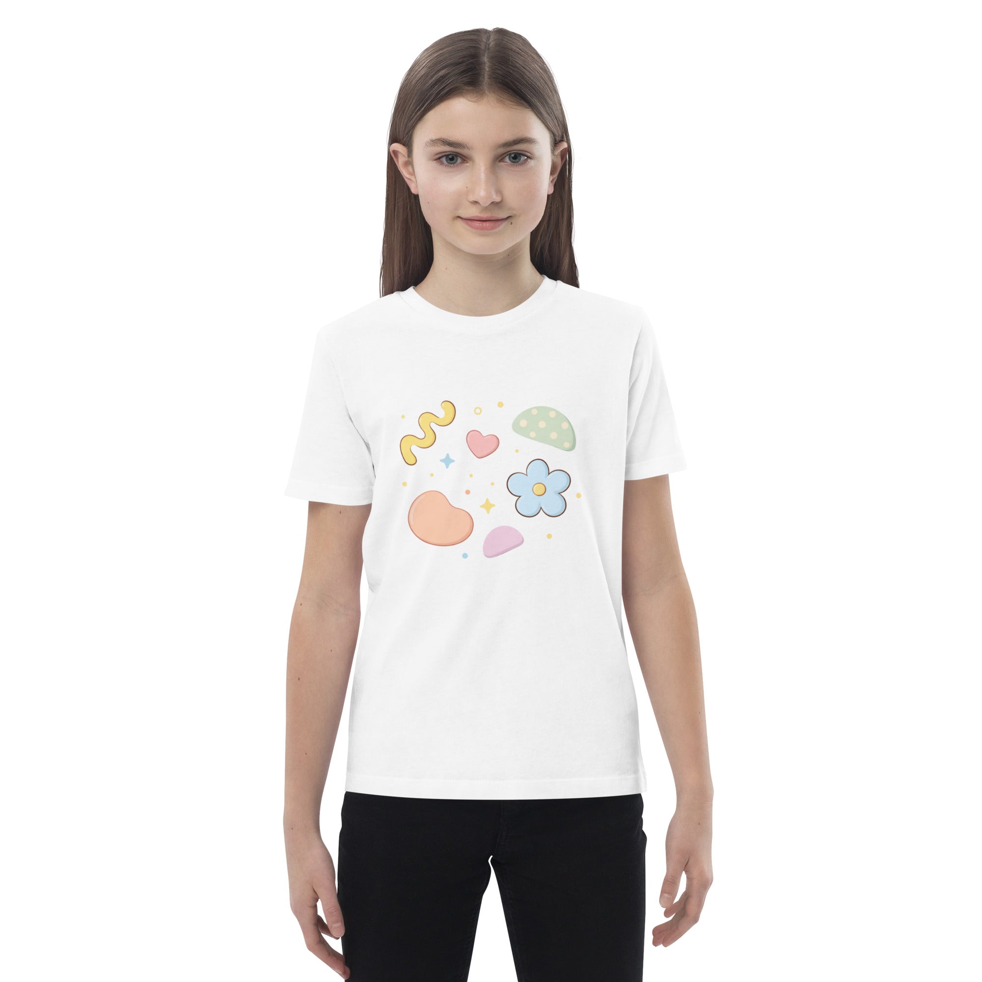 T-shirt enfant coton BIO Abstract Shapes Fun - 4