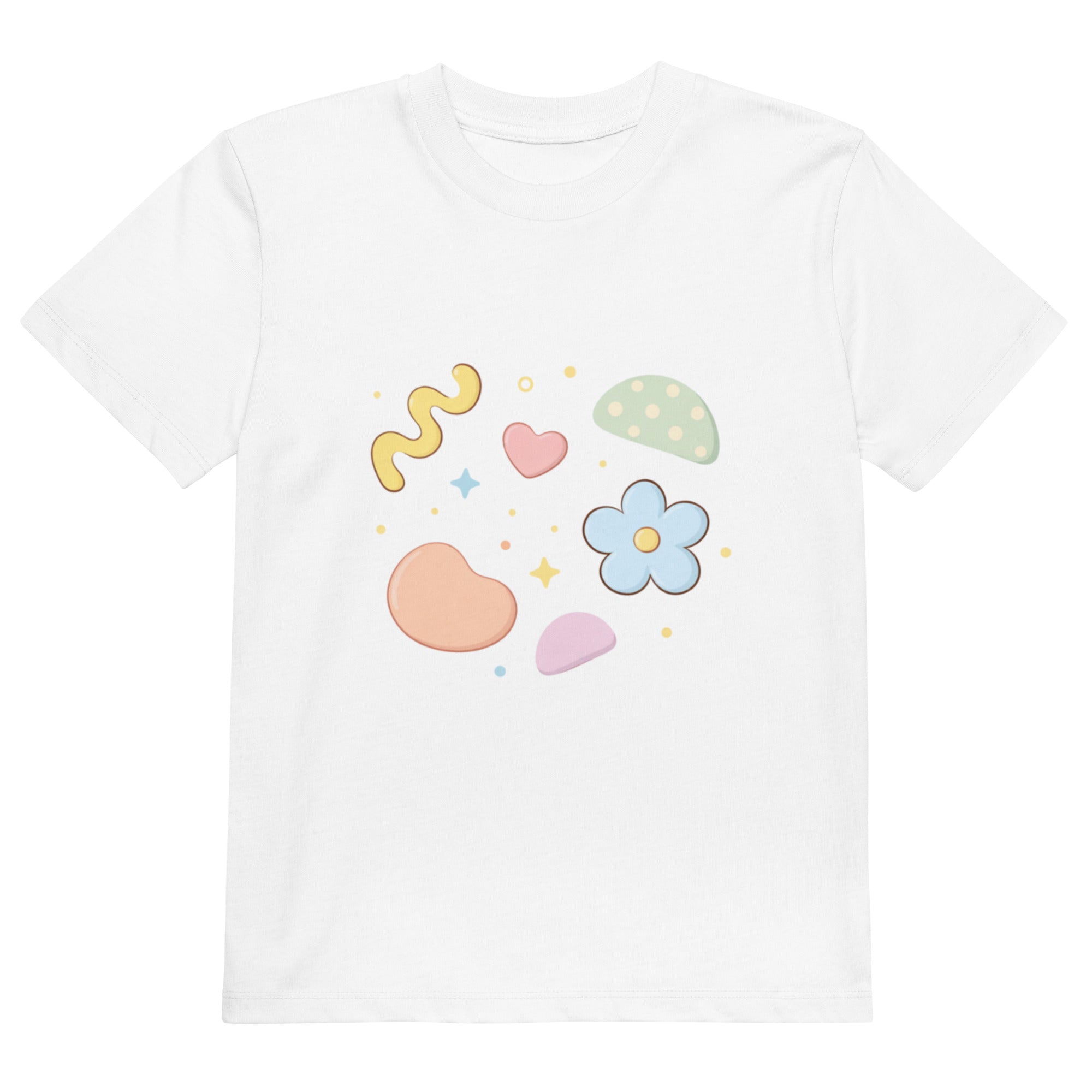 T-shirt enfant coton BIO Abstract Shapes Fun - 1