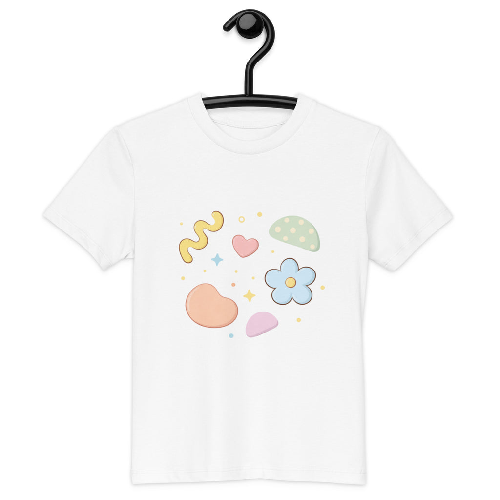 T-shirt enfant coton BIO Abstract Shapes Fun - 6