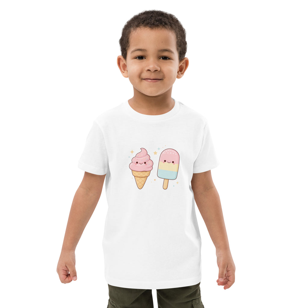 T-shirt enfant coton BIO Ice Cream Duo - 4