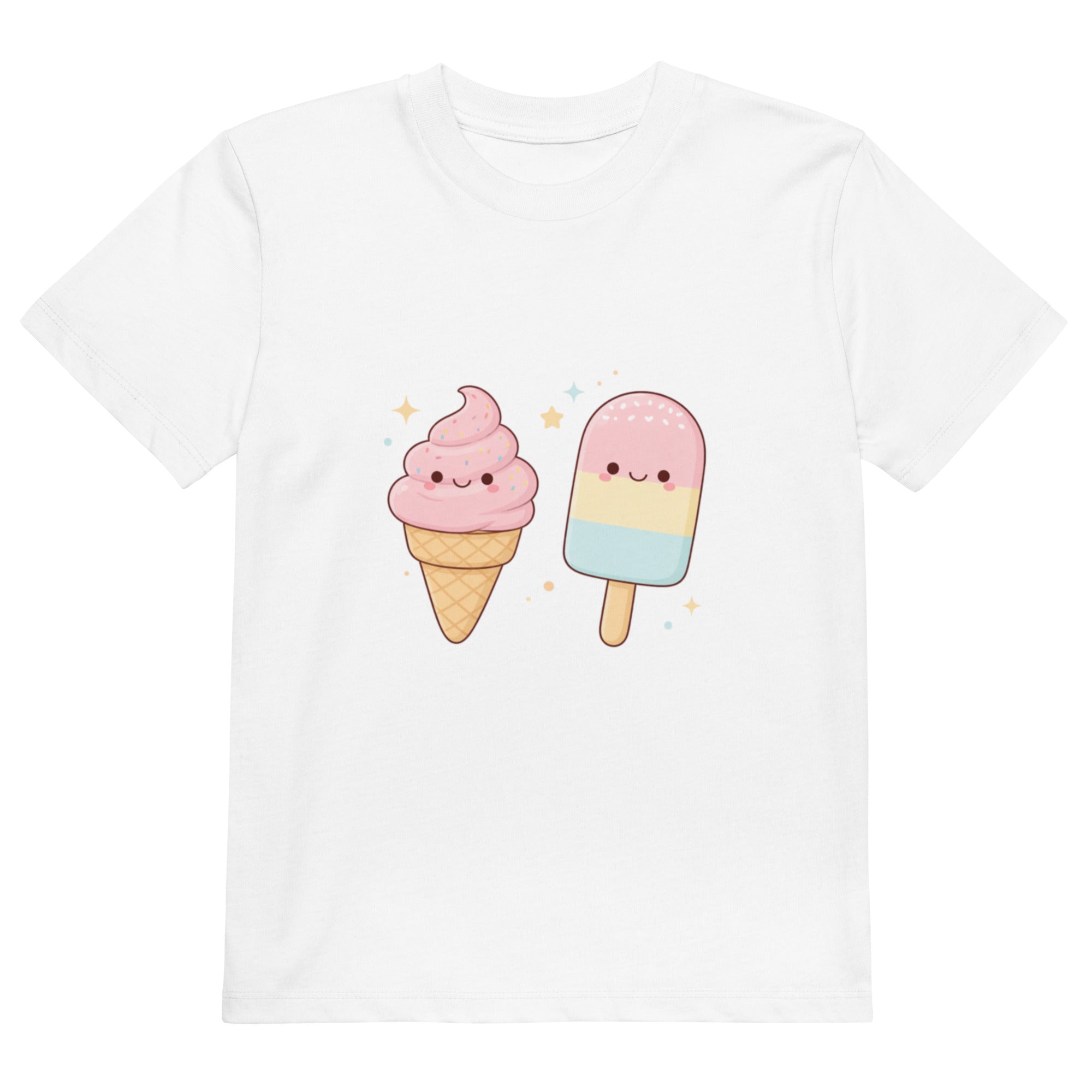 T-shirt enfant coton BIO Ice Cream Duo - 3