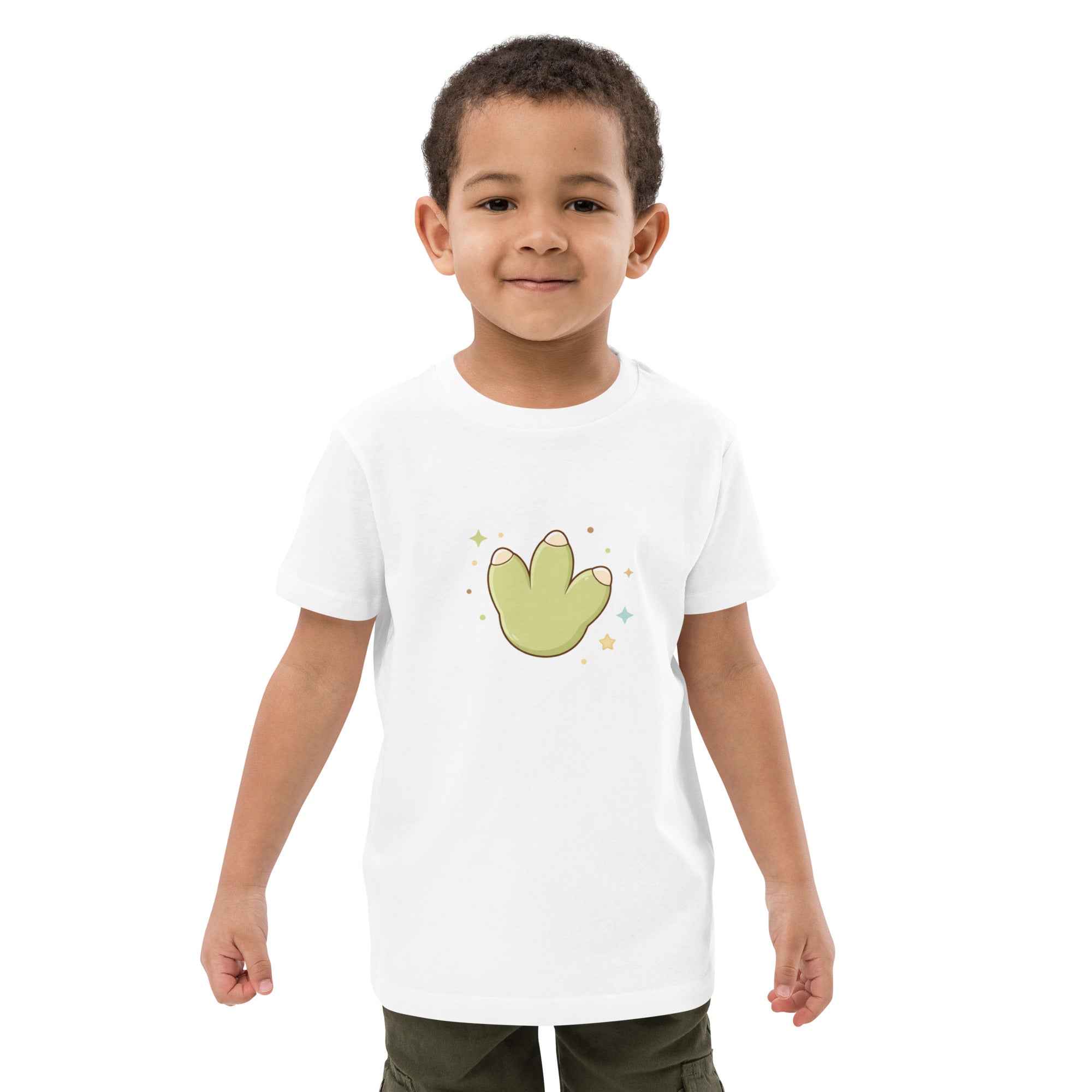 T-shirt enfant coton BIO Dino Footprint - 4