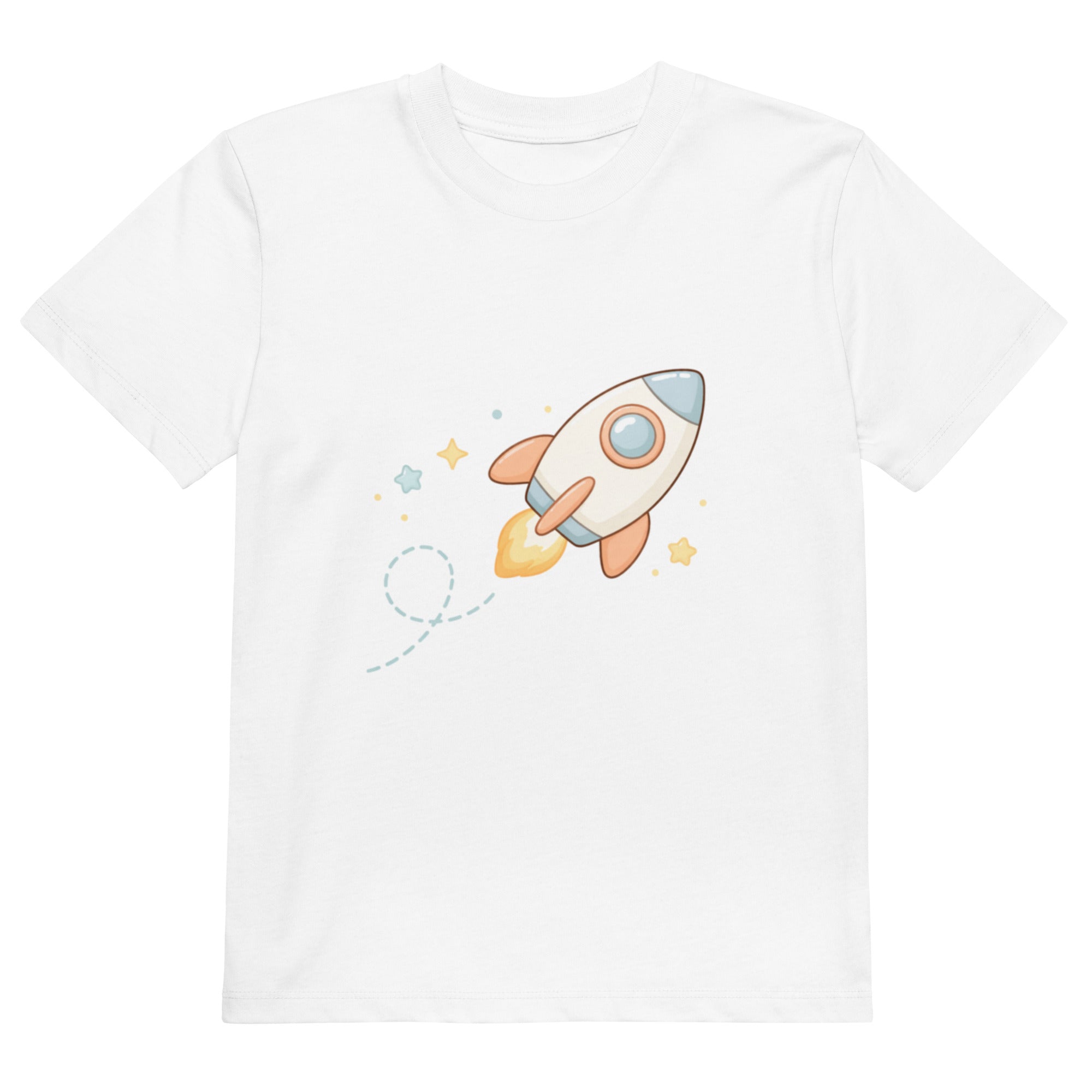 T-shirt enfant coton BIO Rocket Trail Minimal - 1