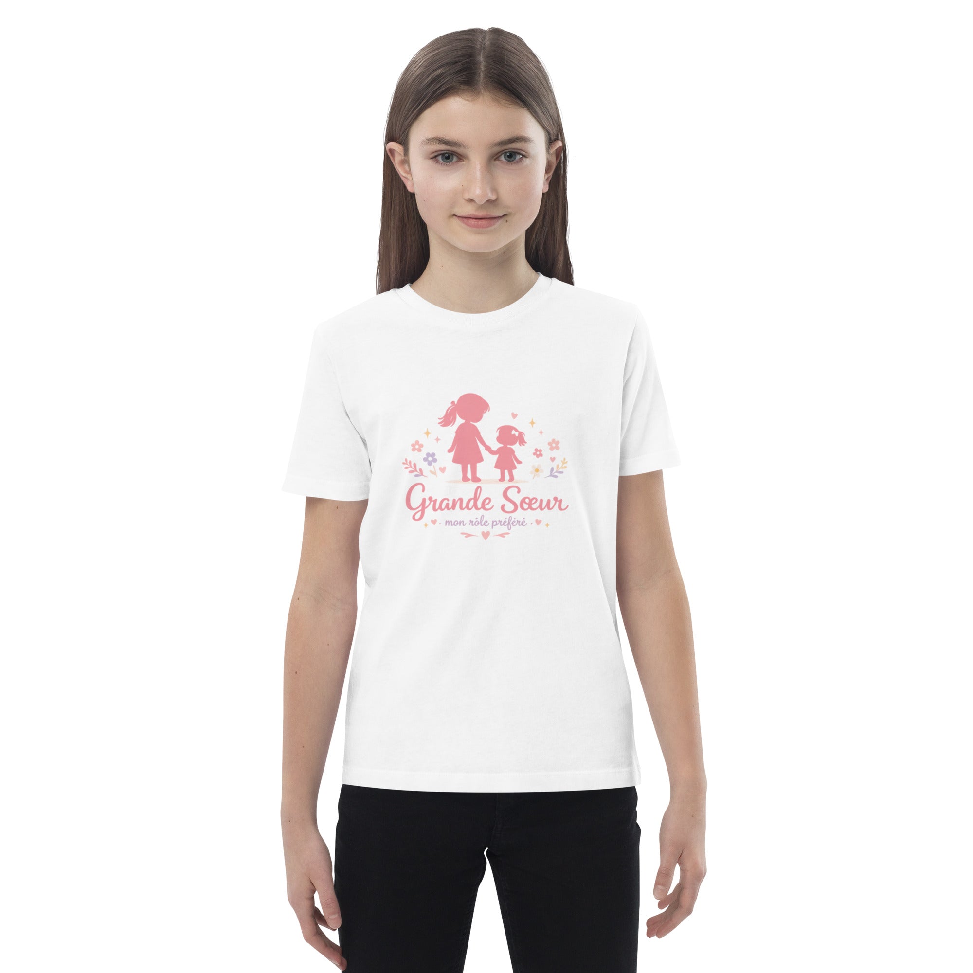 T-shirt enfant coton BIO Grande soeur - 2