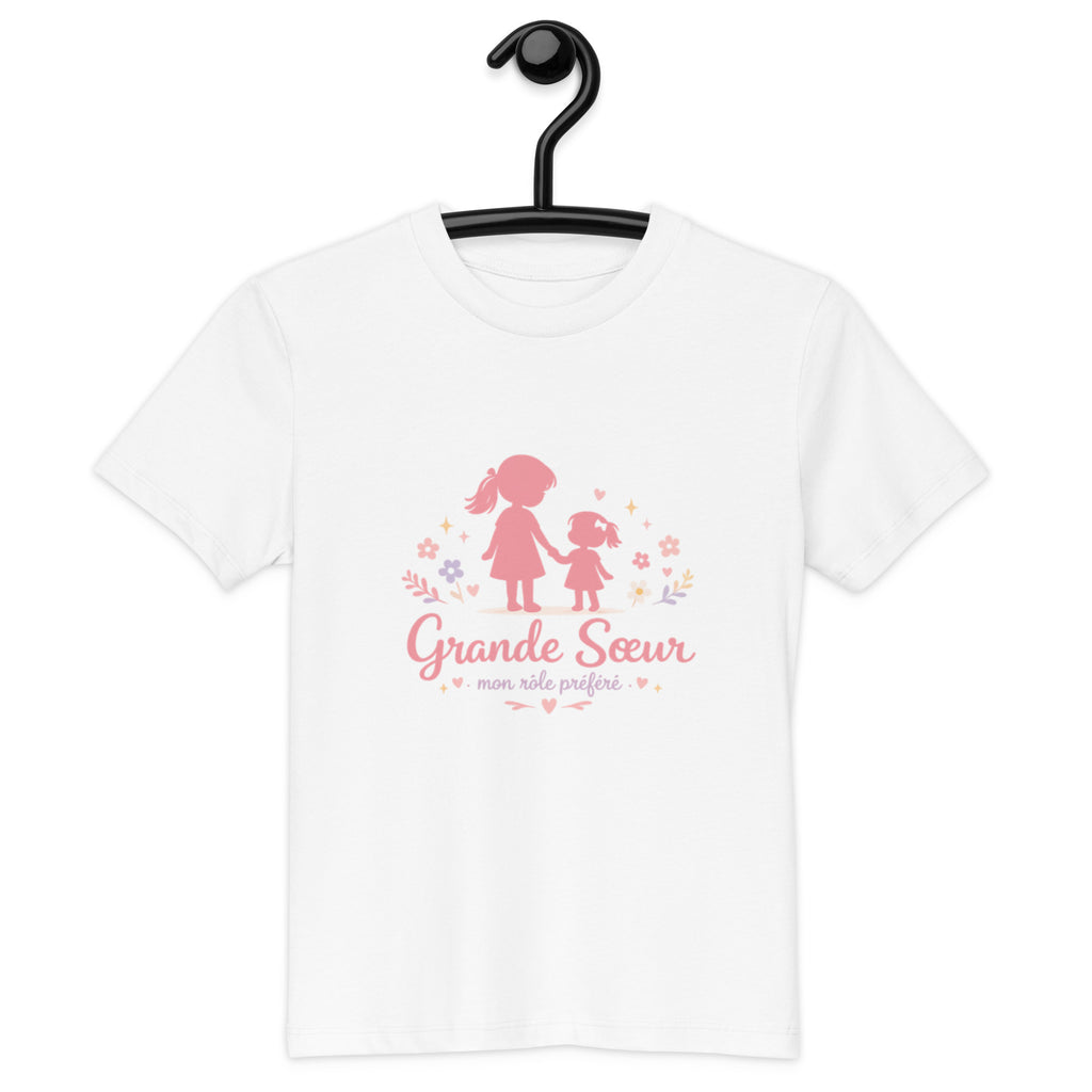 T-shirt enfant coton BIO Grande soeur - 5