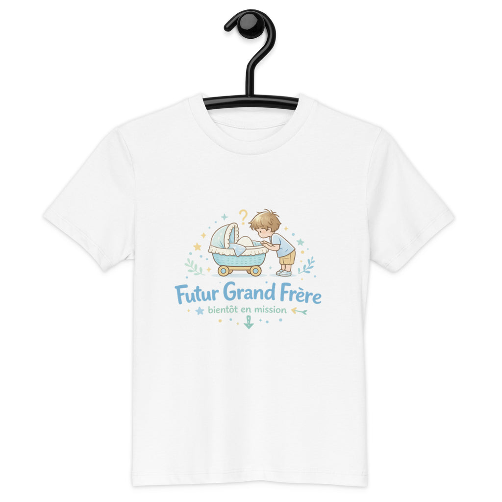 T-shirt enfant coton BIO Futur grand frère - 5