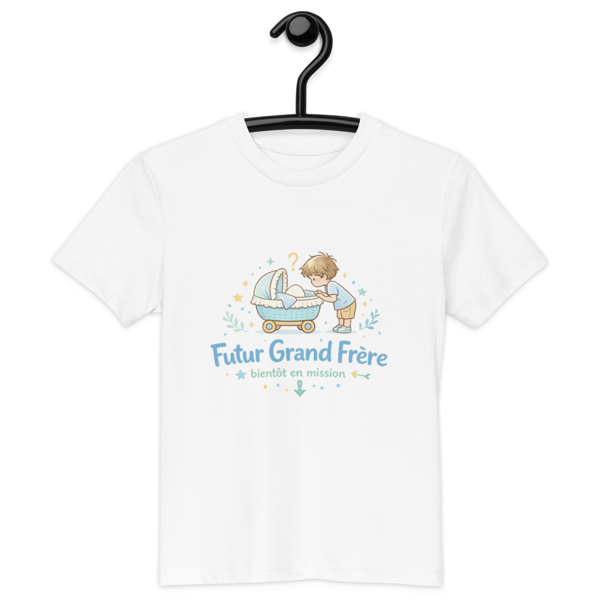 T-shirt enfant coton BIO Futur grand frère - 5