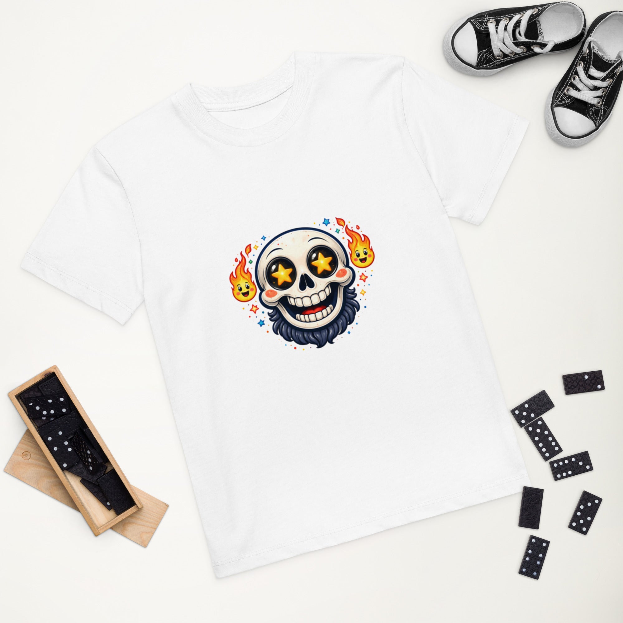 T-shirt Garçon coton BIO Tête de Mort - 5