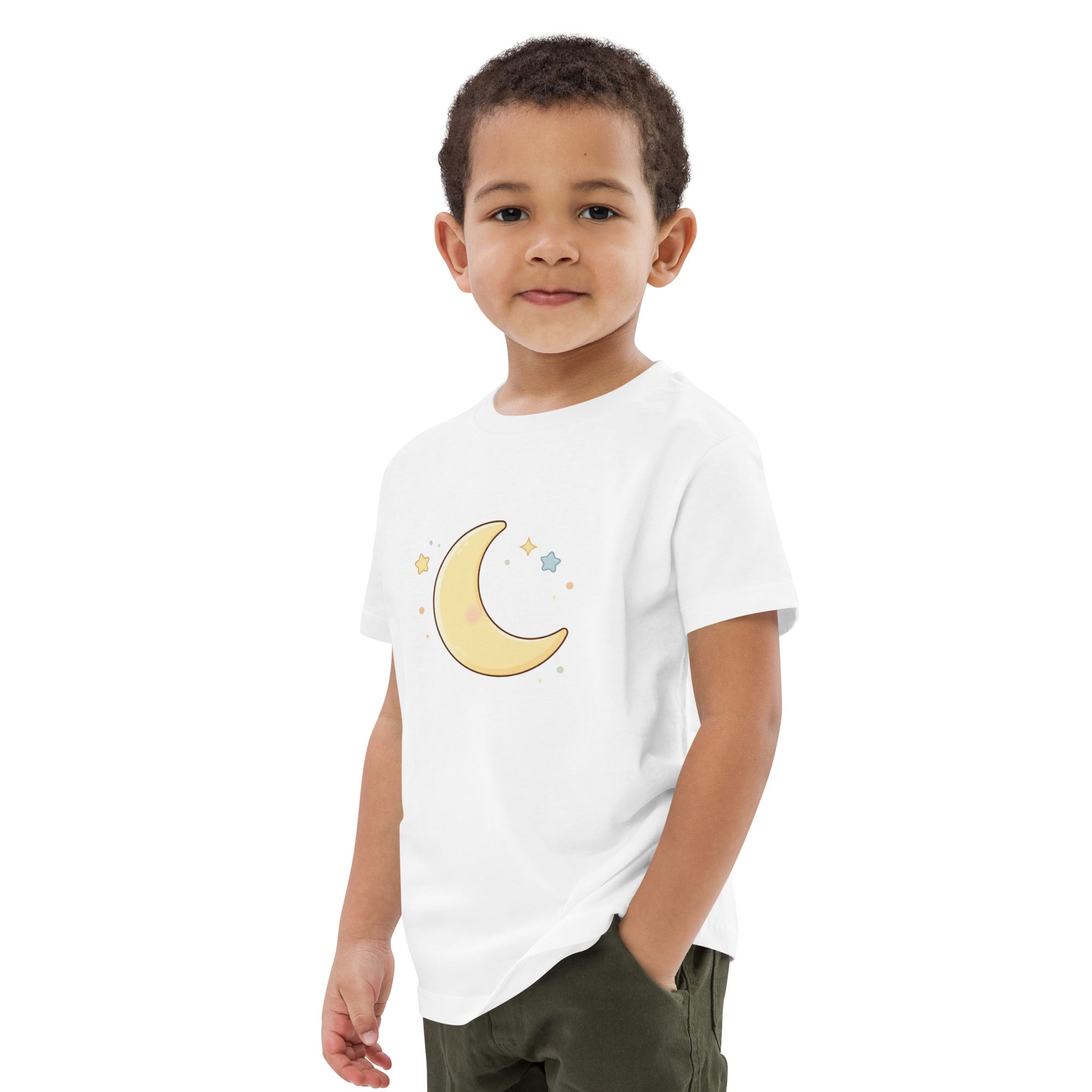 T-shirt enfant coton BIO Moon & Stars Soft - 6