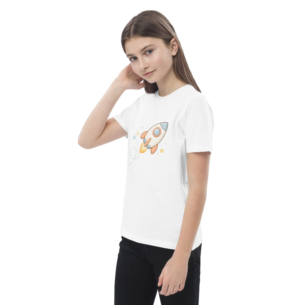 T-shirt enfant coton BIO Rocket Trail Minimal - 3