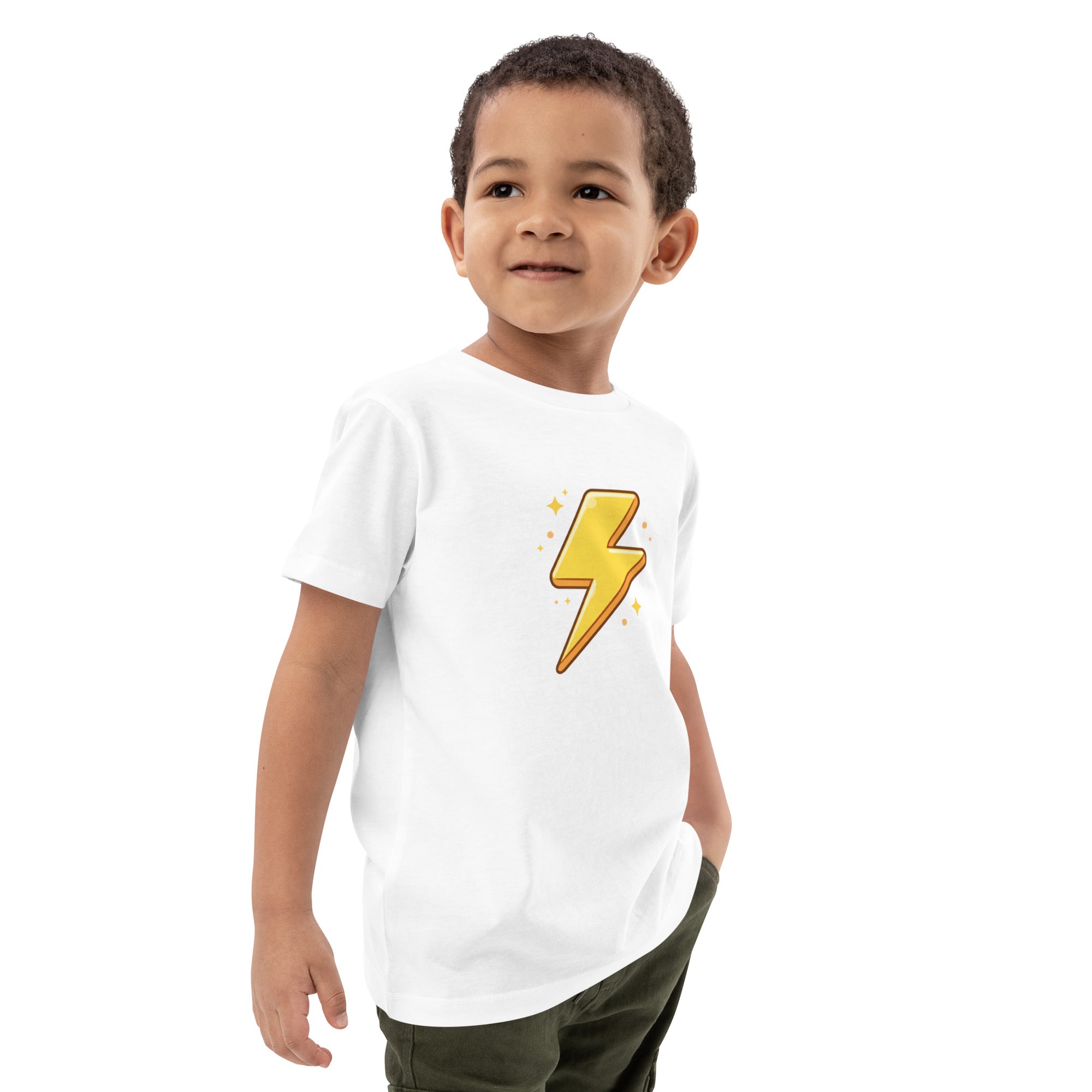 T-shirt enfant coton BIO Cool Lightning Bolt - 6
