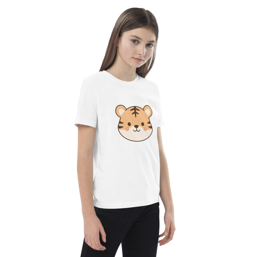 T-shirt enfant coton bio Mini Tiger Face - 5