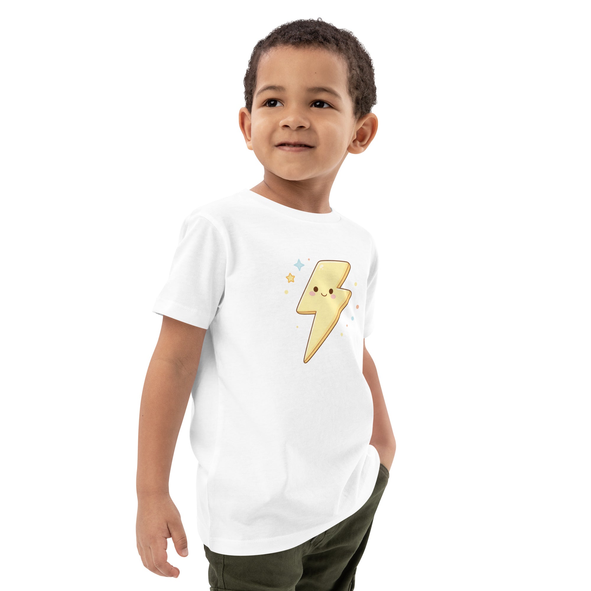T-shirt enfant coton BIO Lightning Smile - 3