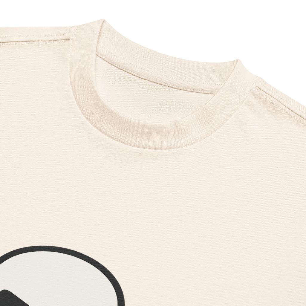 T-shirt boxy homme blanc cassé skate skull - 11