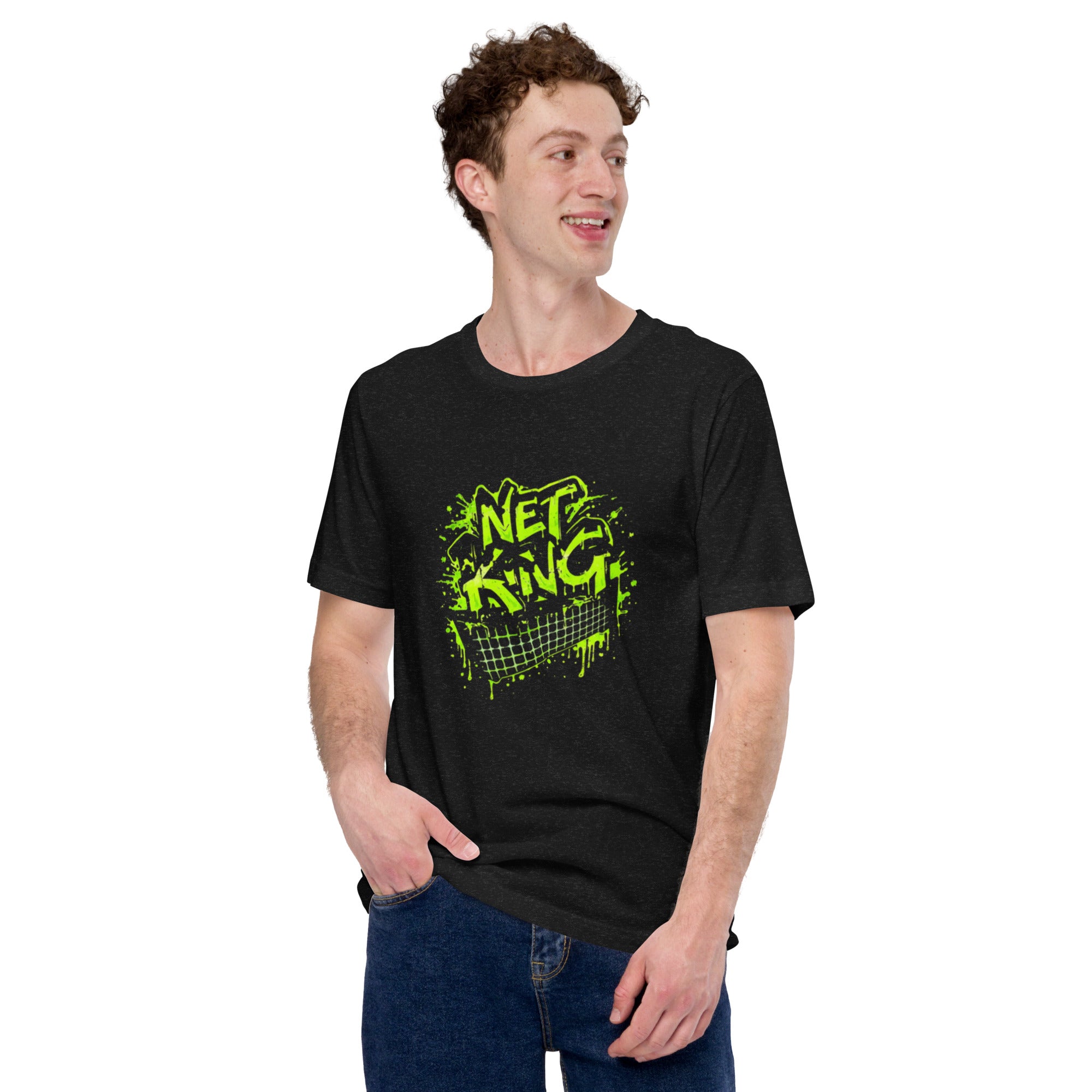 T-shirt tennis net king - 1