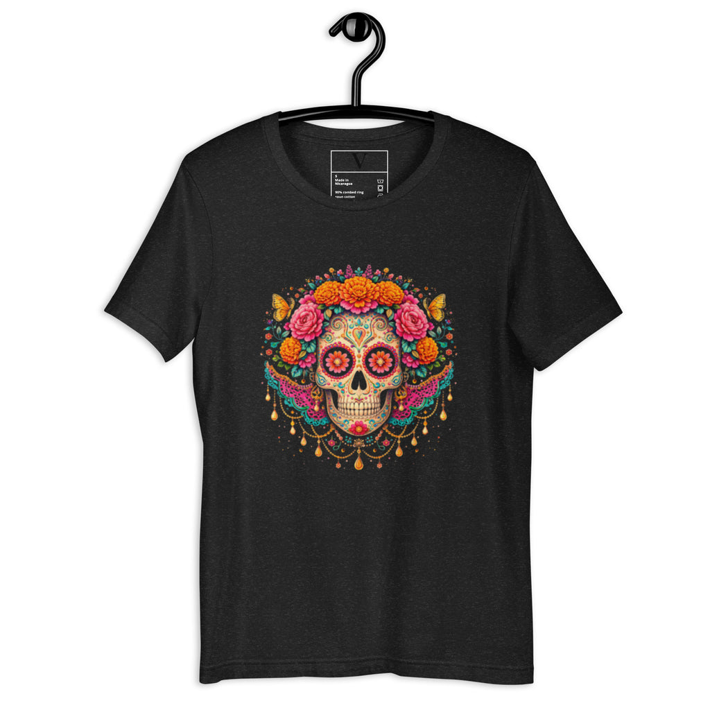 T-shirt Femme Tête de Mort Mexicaine - 7