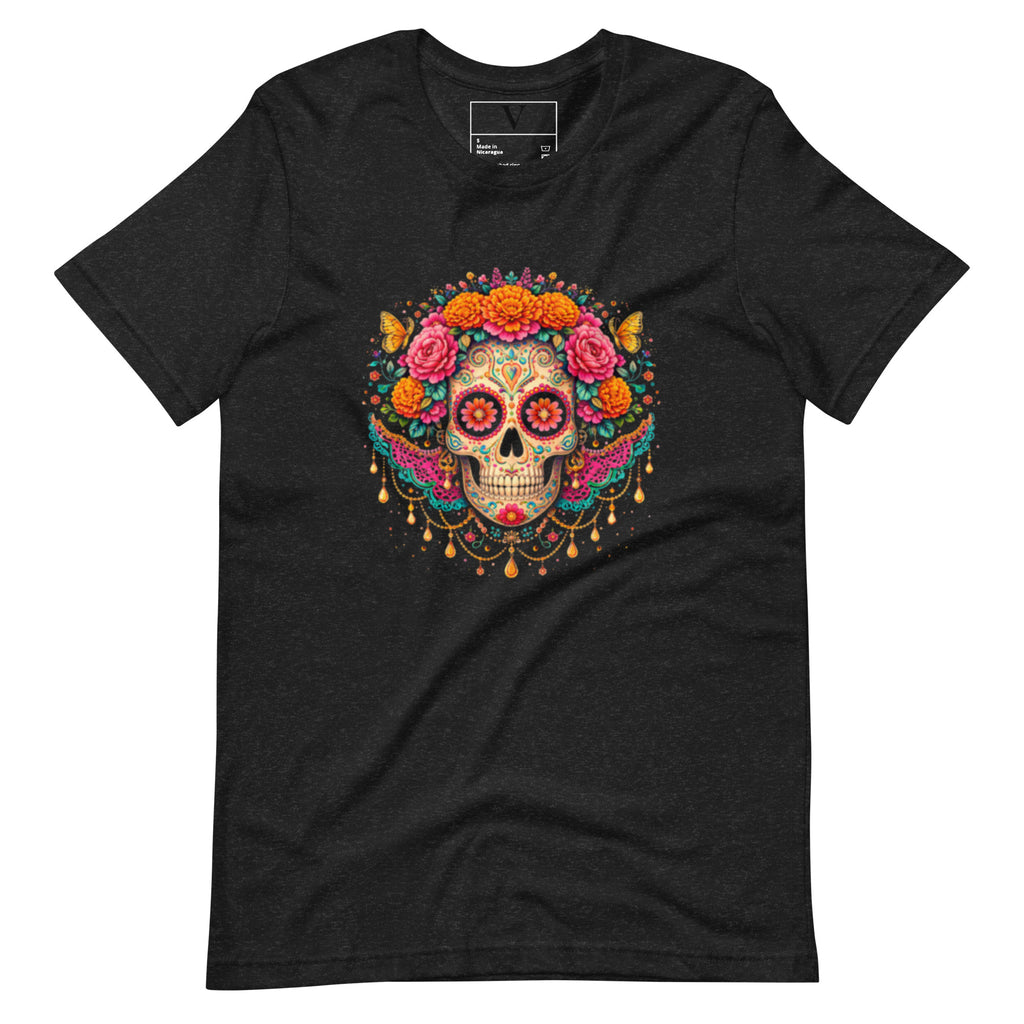 T-shirt Femme Tête de Mort Mexicaine - 9