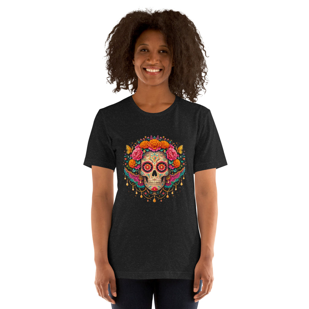 T-shirt Femme Tête de Mort Mexicaine - 4