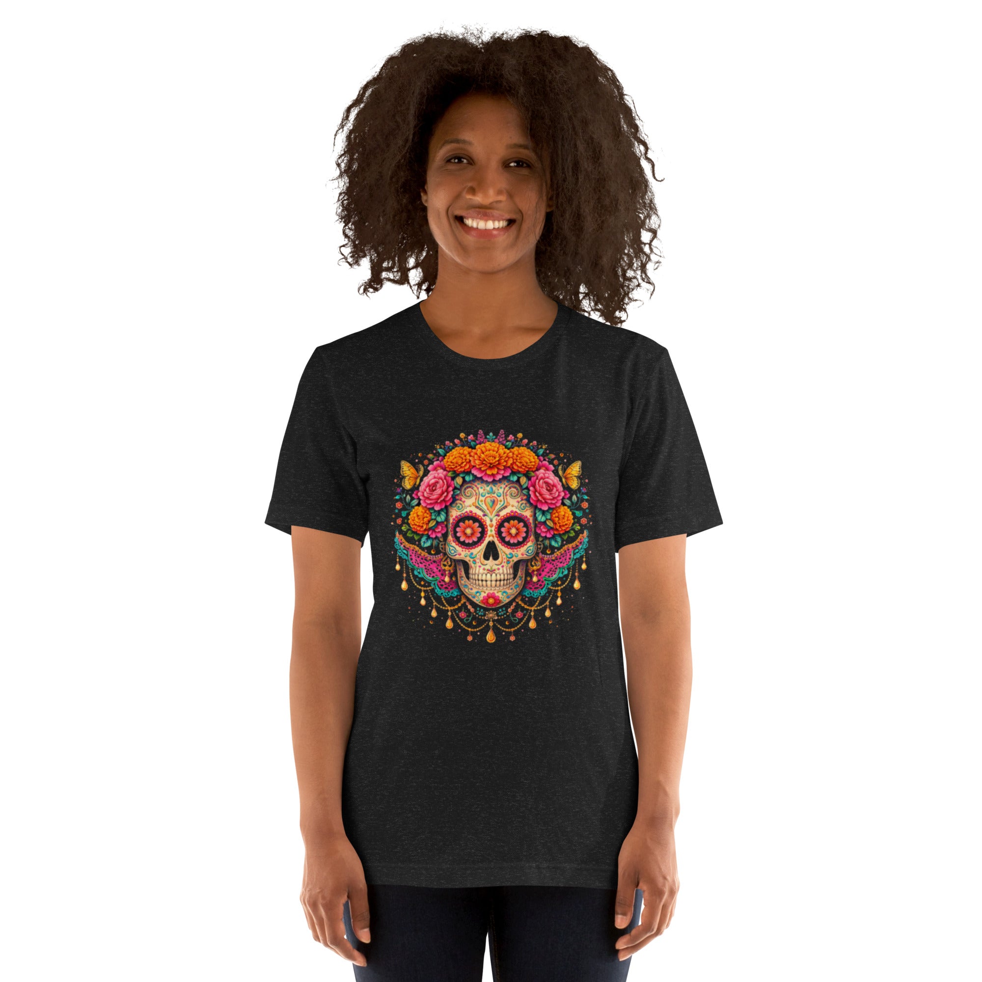 T-shirt Femme Tête de Mort Mexicaine - 4