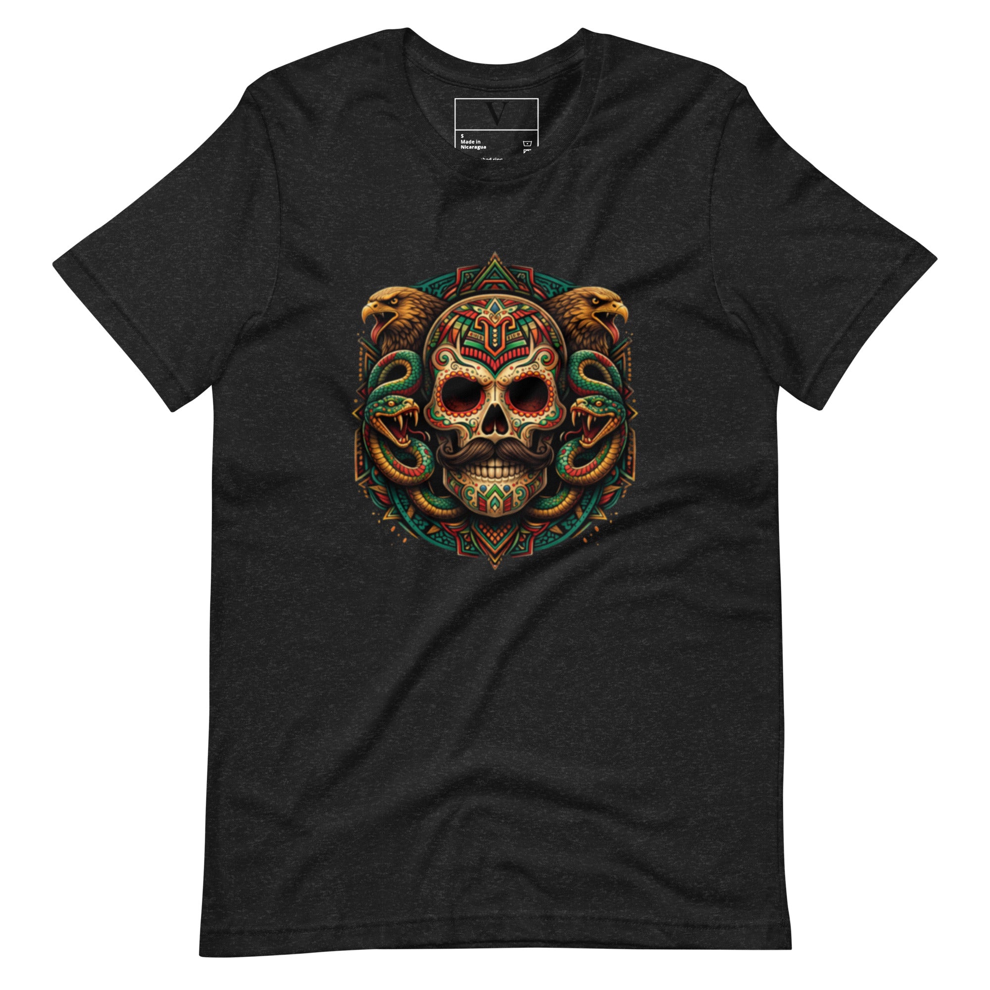 T-shirt Homme Tête de Mort Mexicaine - 4