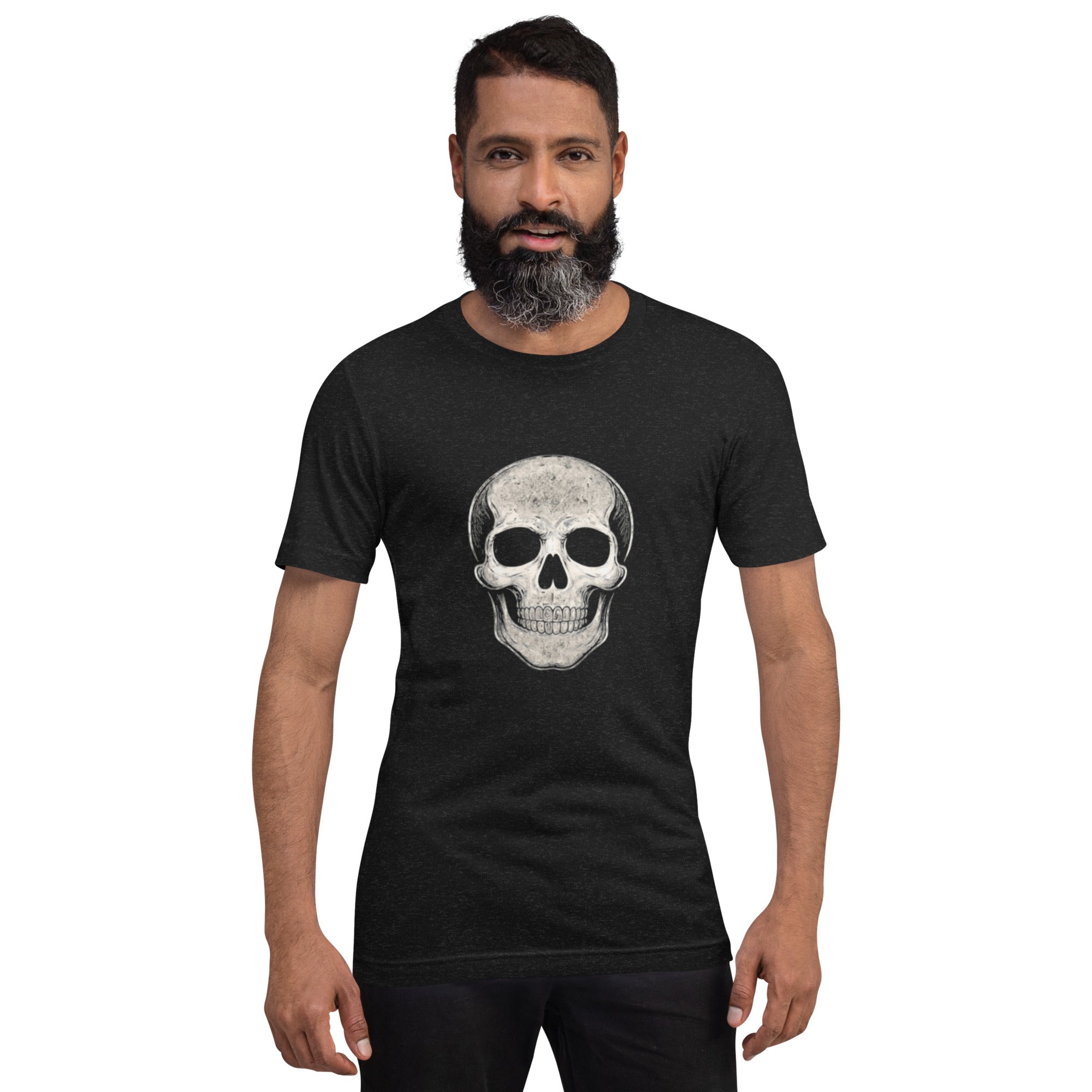 T-shirt Tête de Mort Noir - 1