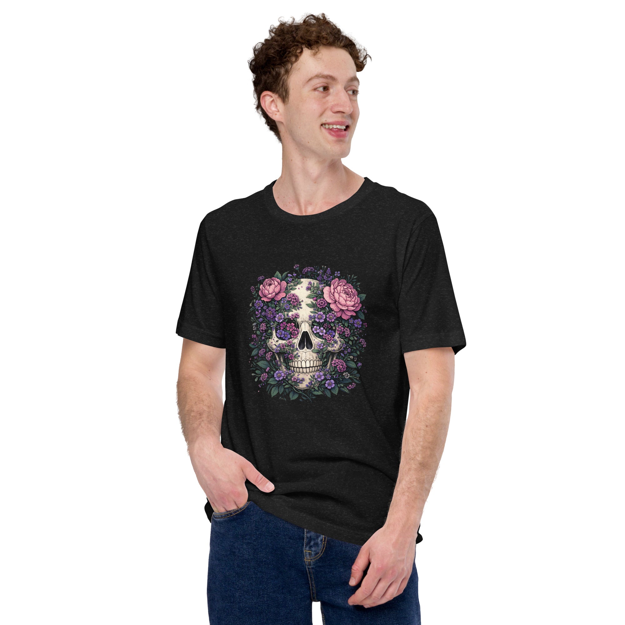 T-shirt Crâne Floral - 1