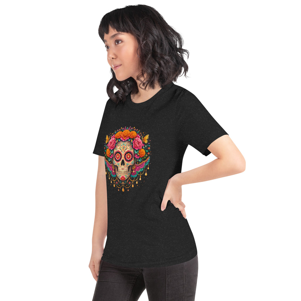 T-shirt Femme Tête de Mort Mexicaine - 3