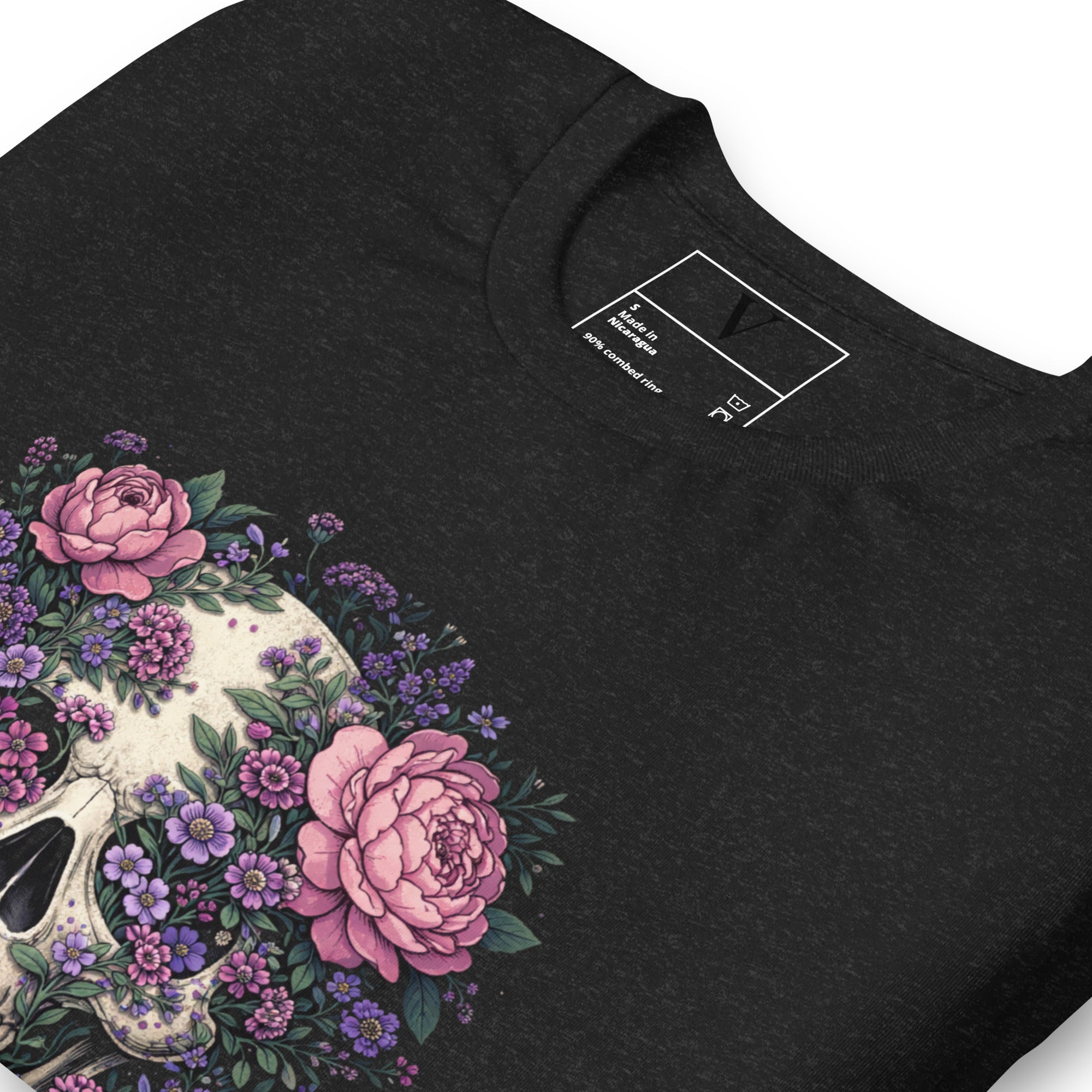 T-shirt Crâne Floral - 4