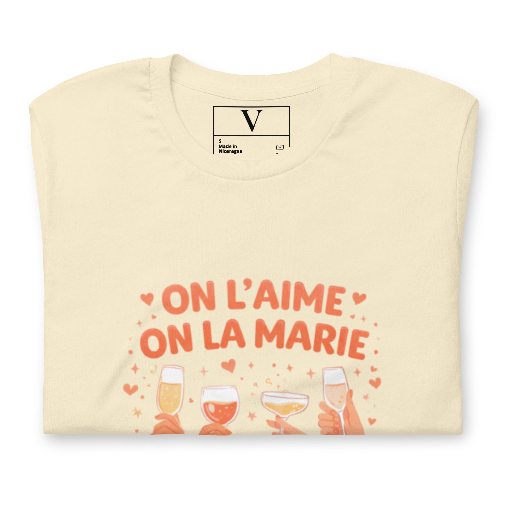 T-shirt EVJF On l'Aime On la Marie - 5