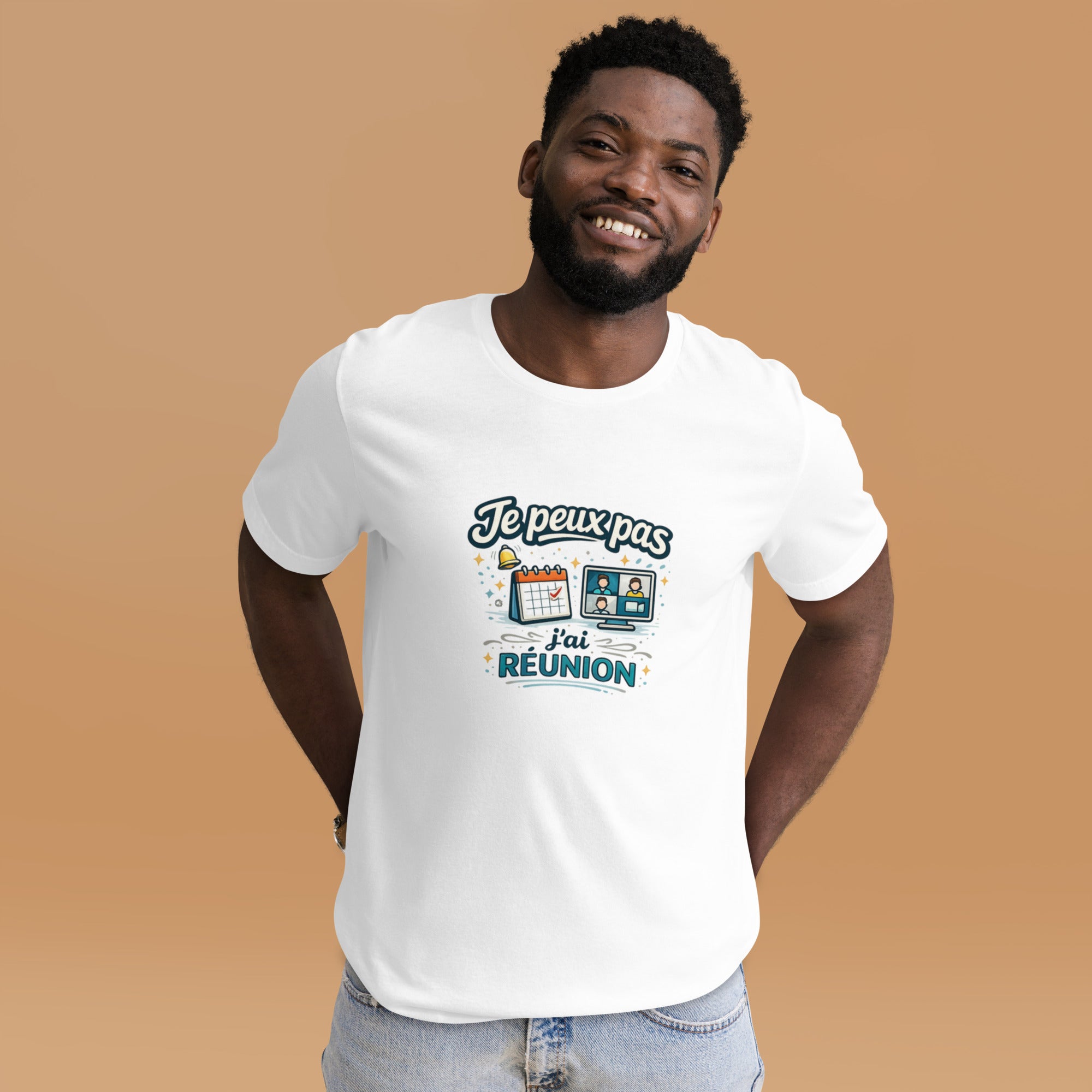 T-shirt je peux pas j’ai réunion - 8