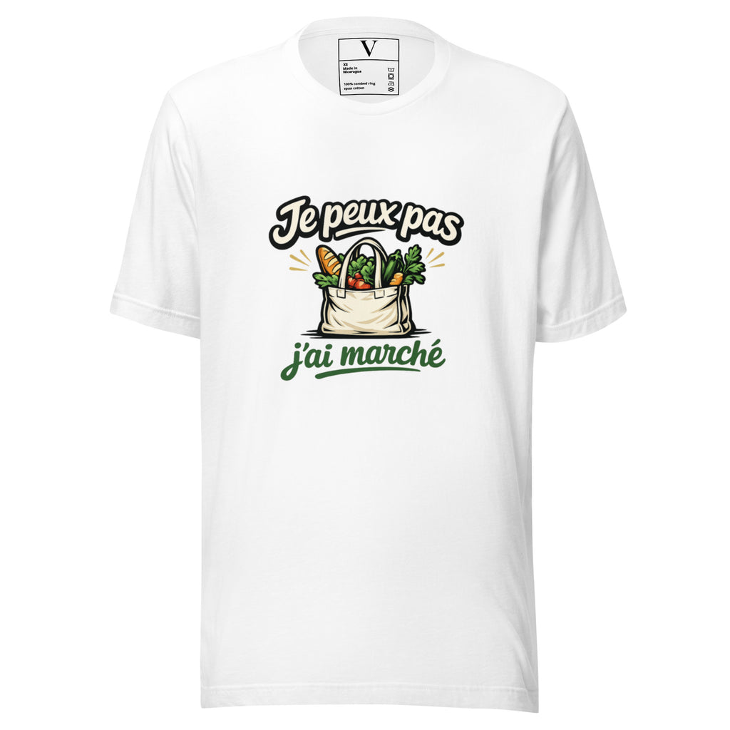 T-shirt je peux pas j’ai marché - 1