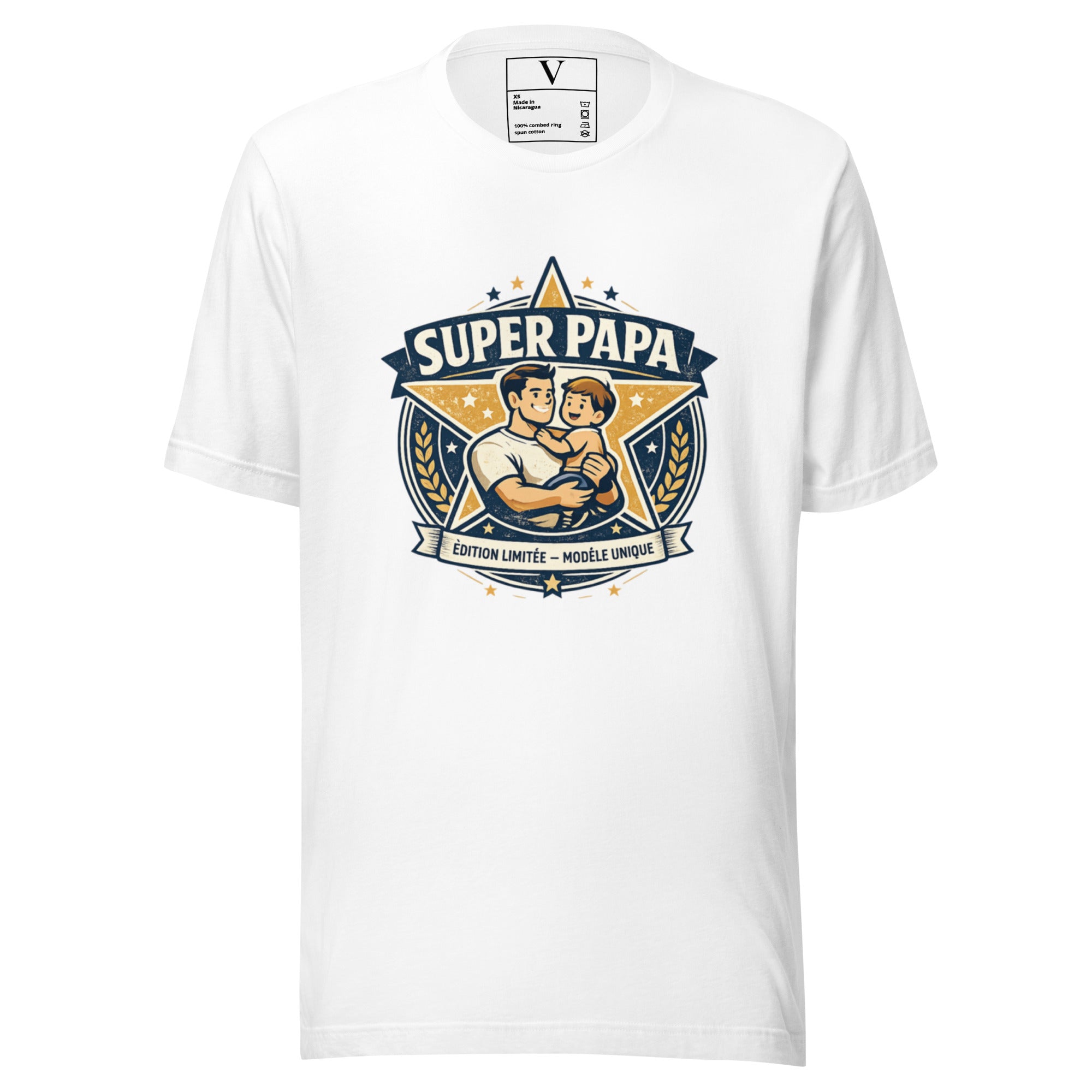 T-shirt super papa - 1