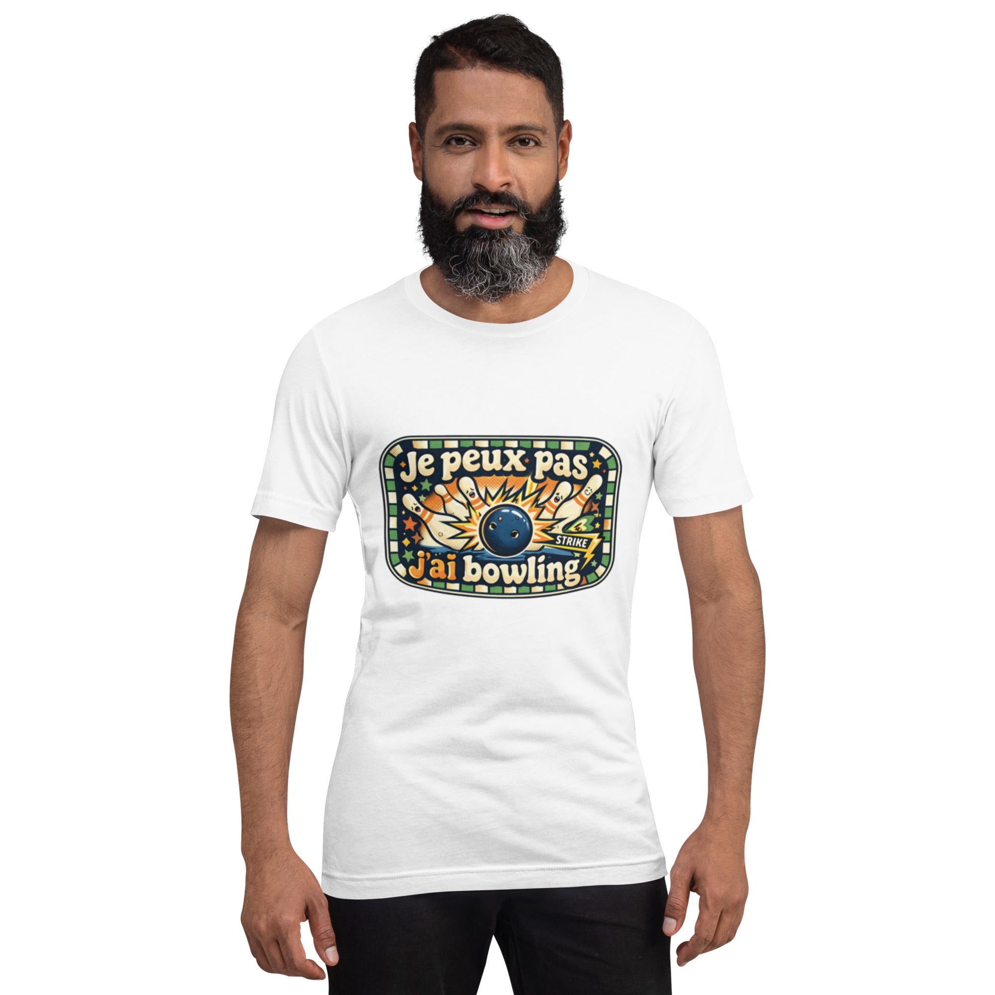 T-shirt Je peux pas j'ai bowling - 1