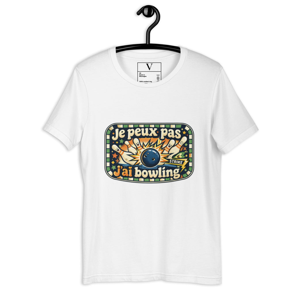 T-shirt Je peux pas j'ai bowling - 5