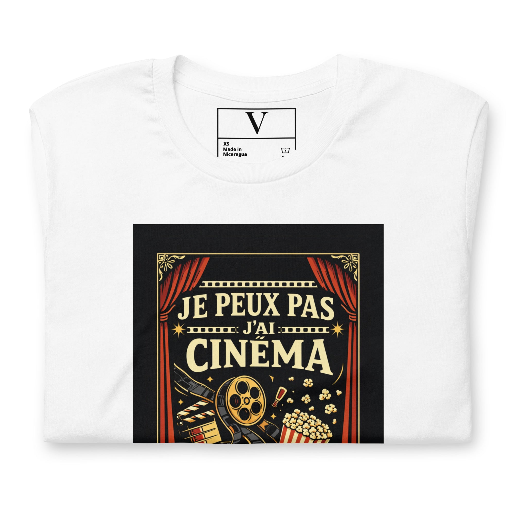 T-shirt Je peux pas j'ai cinéma - 8