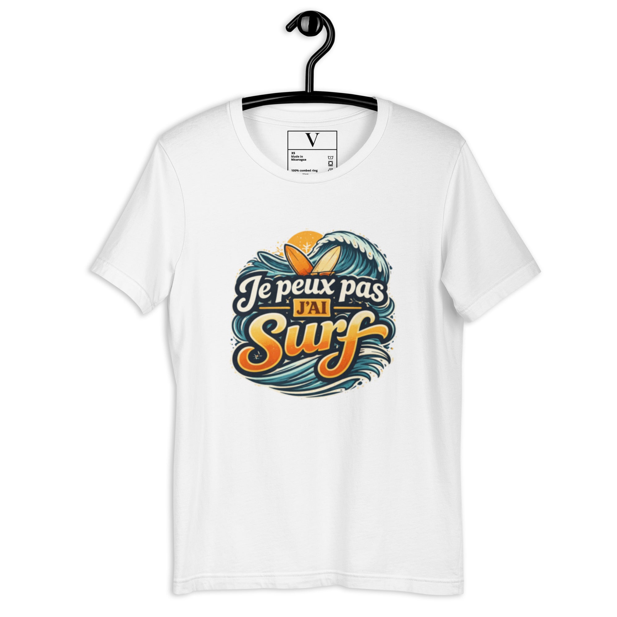T-shirt Je peux pas j'ai surf - 4